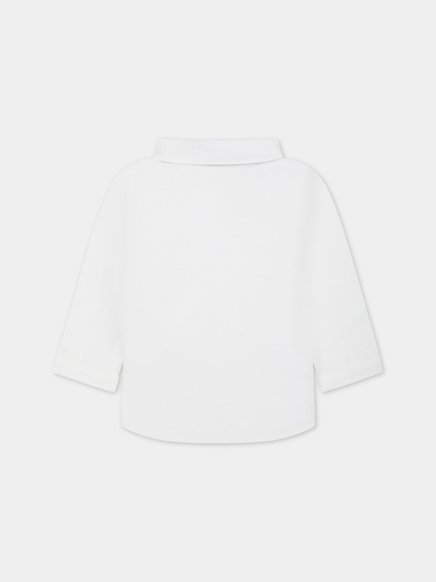 Camicia bianca per neonato con papillon,Carrement Beau,Y05226 10P