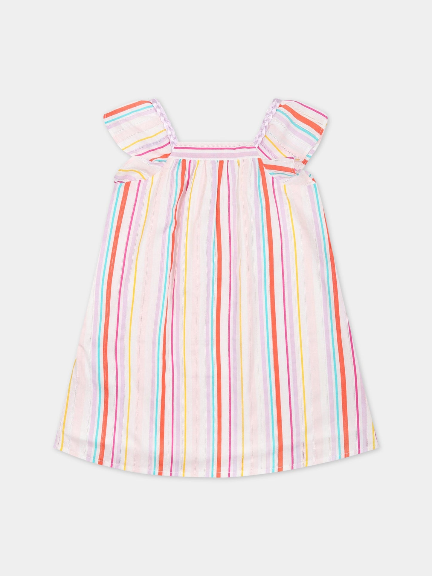 Vestito multicolor per neonata con logo,Carrement Beau,Y02100 Z41