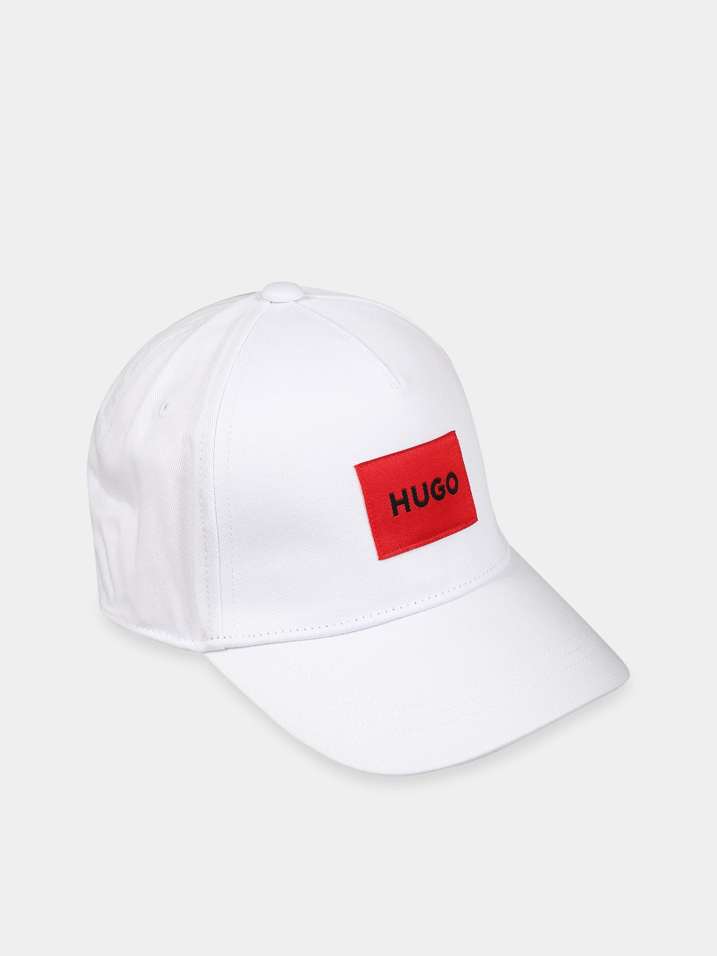 Cappello bianco per bambino con logo,Hugo,G51000 10P