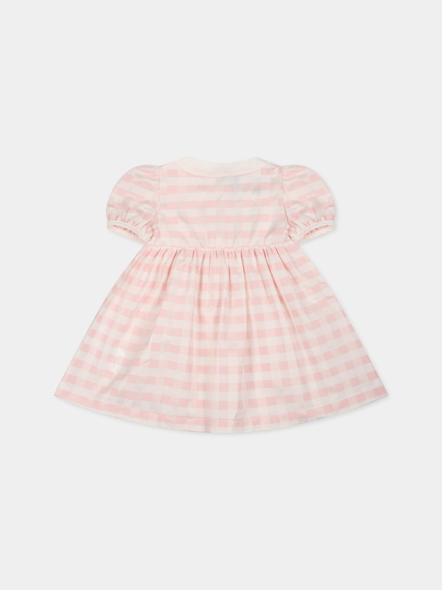 Vestito rosa per neonata,Le Petit Coco,LGAB030 CQ304 C004