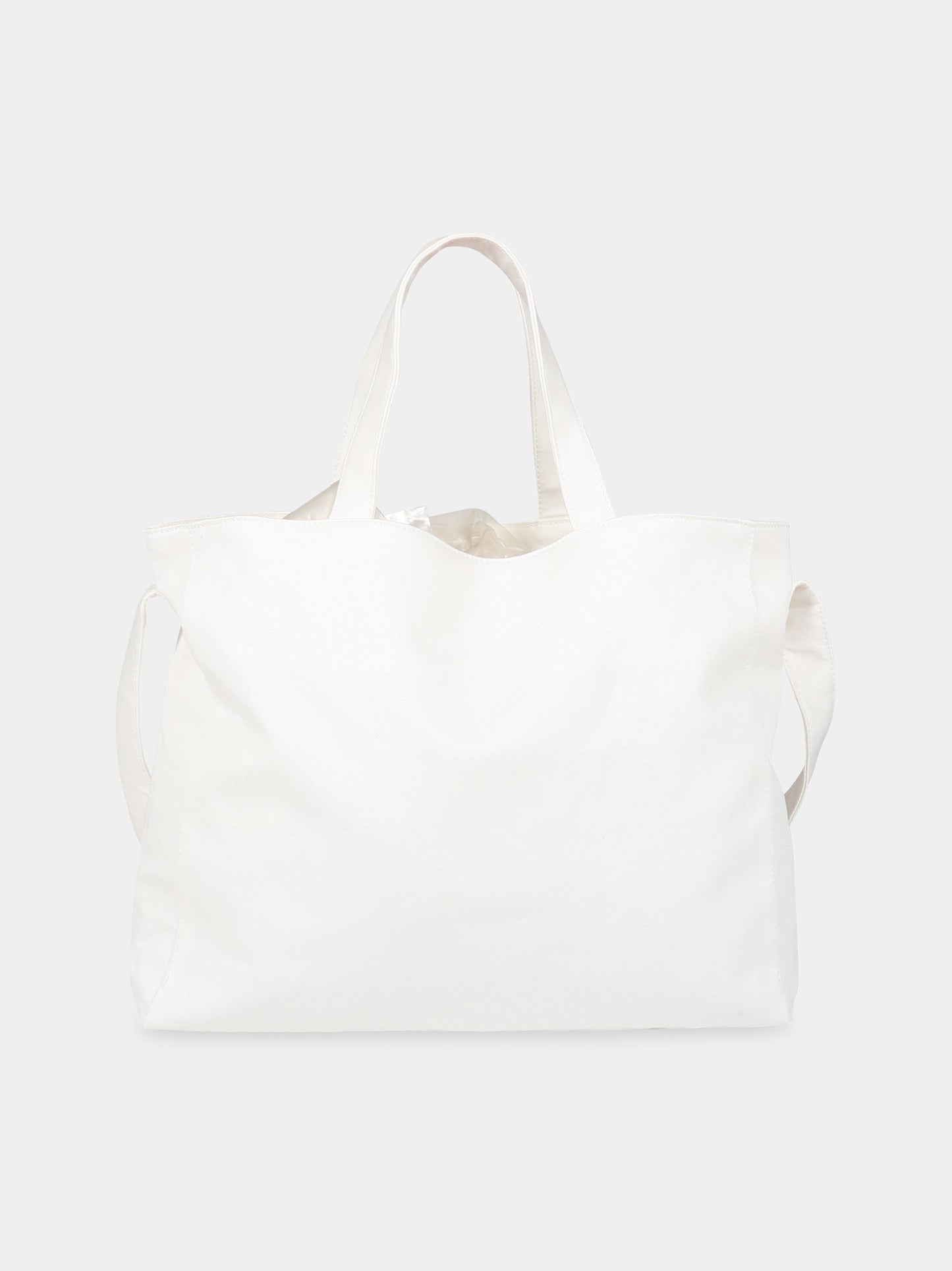 Borsa bianca per bambina con patch e logo,Philosophy,PJBO29 CE234 0001