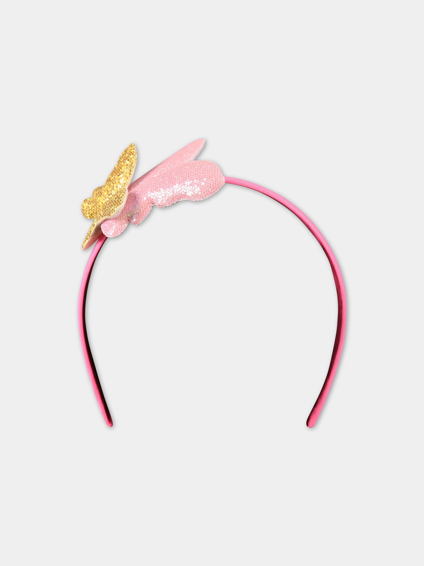 Cerchietto rosa per bambina con farfalle,Billieblush,U11139 Z41