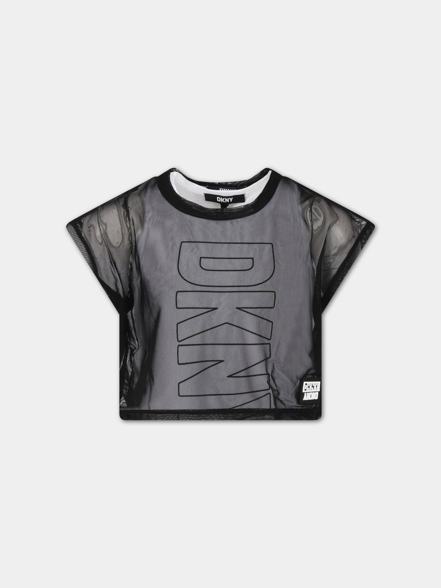 Completo multicolor per bambina con logo,Dkny,D35S83 09B