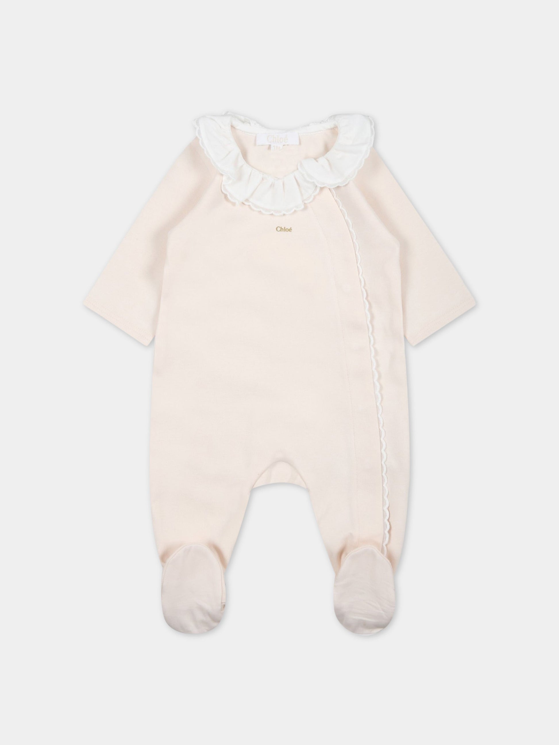 Set multicolor per neonata con logo,Chloé Kids,C97303 440