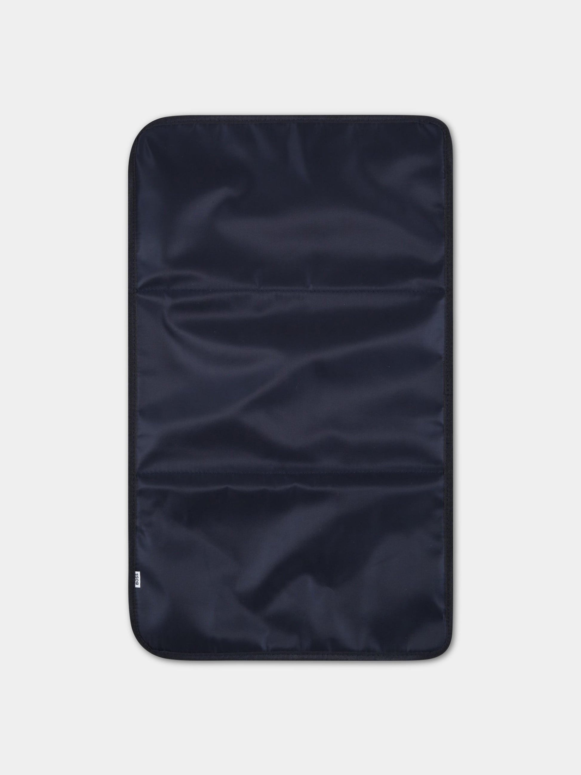 Borsa-mamma blu per neonato con patch logato,Boss,J90309  849