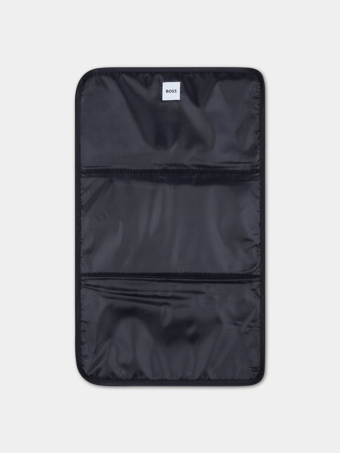 Borsa-mamma blu per neonato con patch logato,Boss,J90309  849