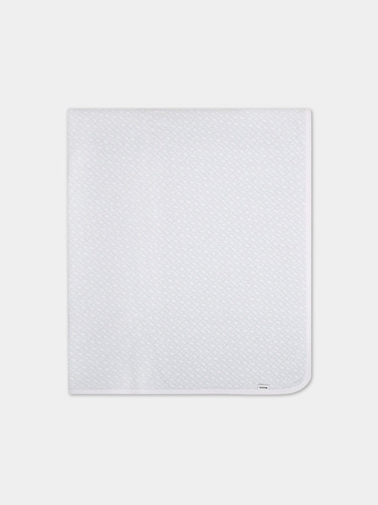 Coperta celeste per neonato con logo,Boss,J90317 771