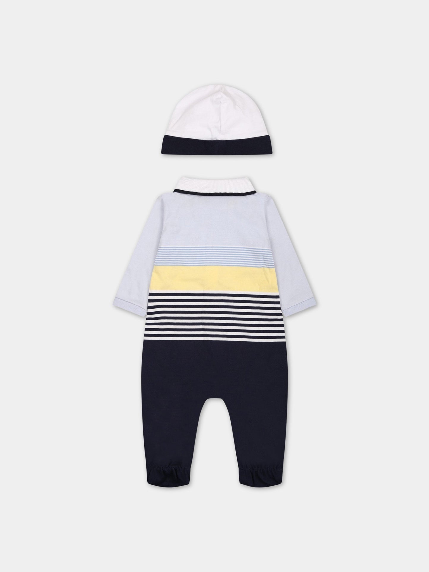 Multicolor set for baby boy with logo,Boss,J98414 771