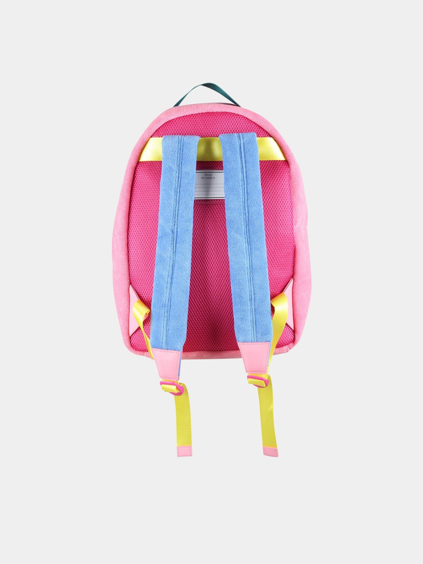 Zaino rosa per bambina con logo giallo,Little Marc Jacobs,W10211 Z41