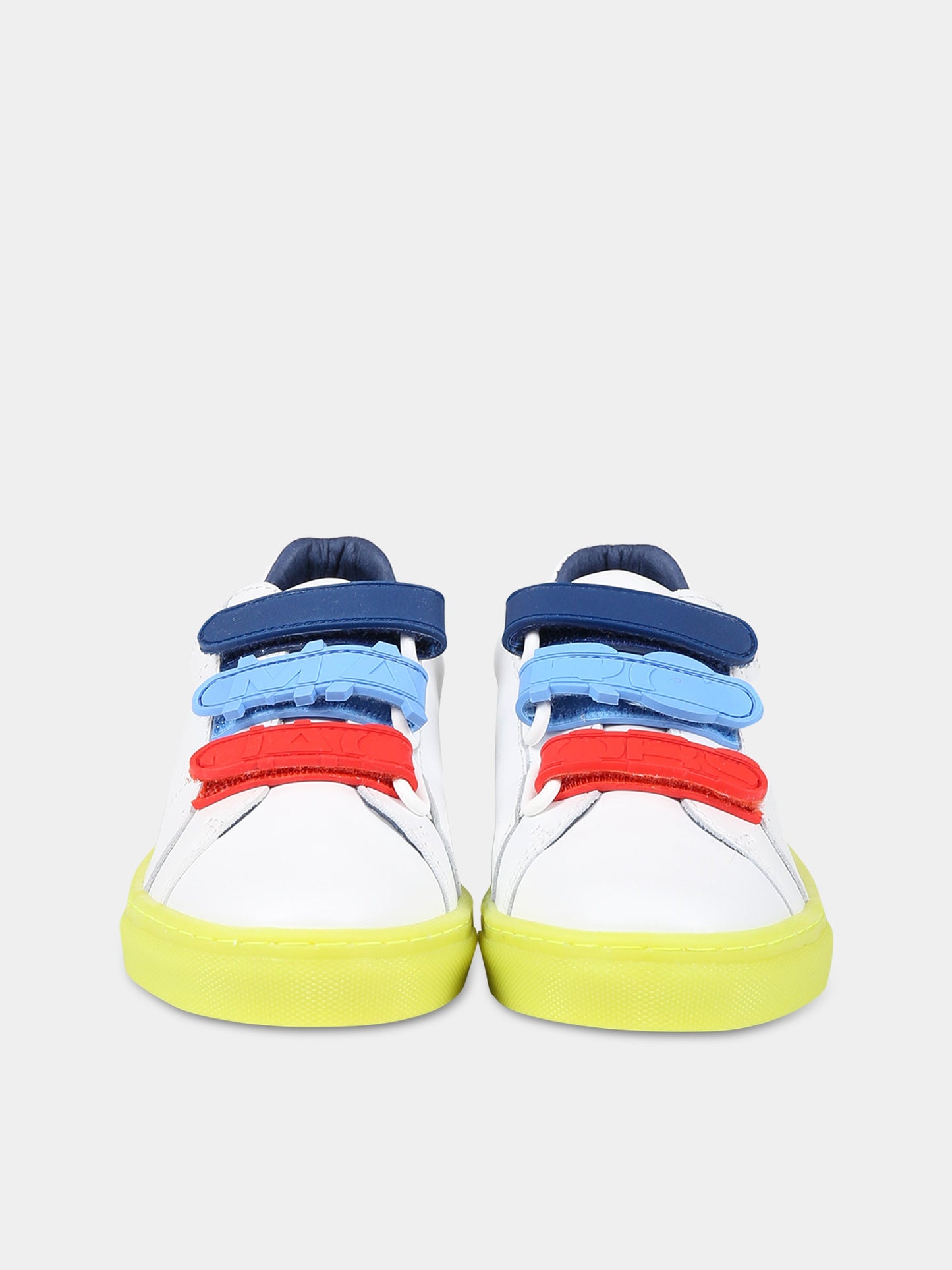 Sneakers bianco per bambino con logo,Little Marc Jacobs,W29062 10P