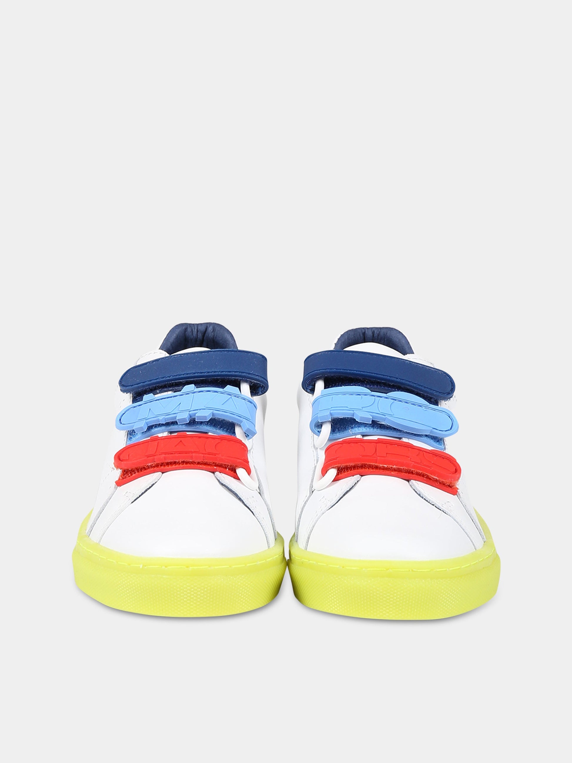 Sneakers bianco per bambino con logo,Little Marc Jacobs,W29062 10P