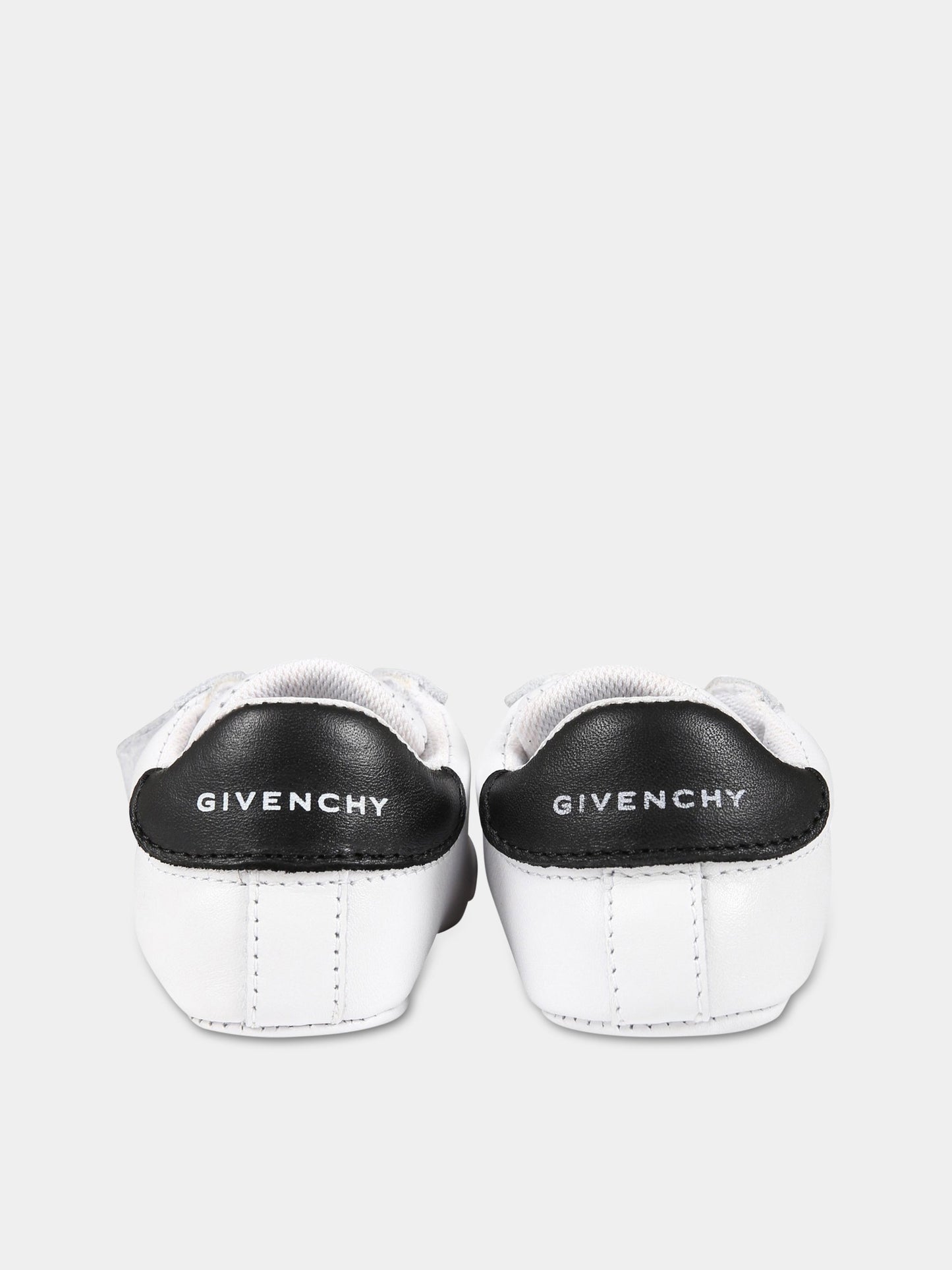 Sneakers bianche per neonato con logo,Givenchy Kids,H99045 10P