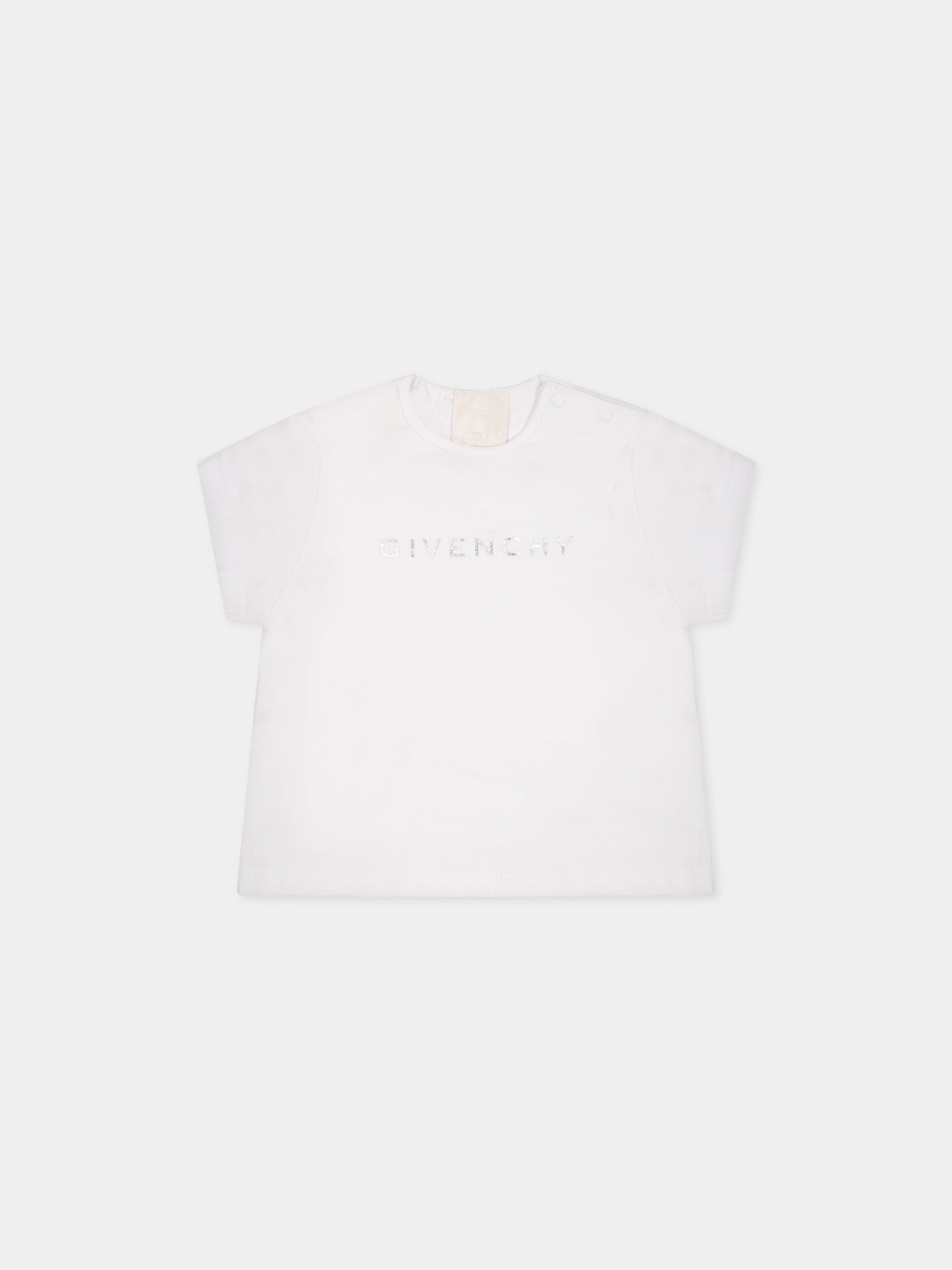 Completo multicolor per neonata con logo,Givenchy Kids,H08038 44Z