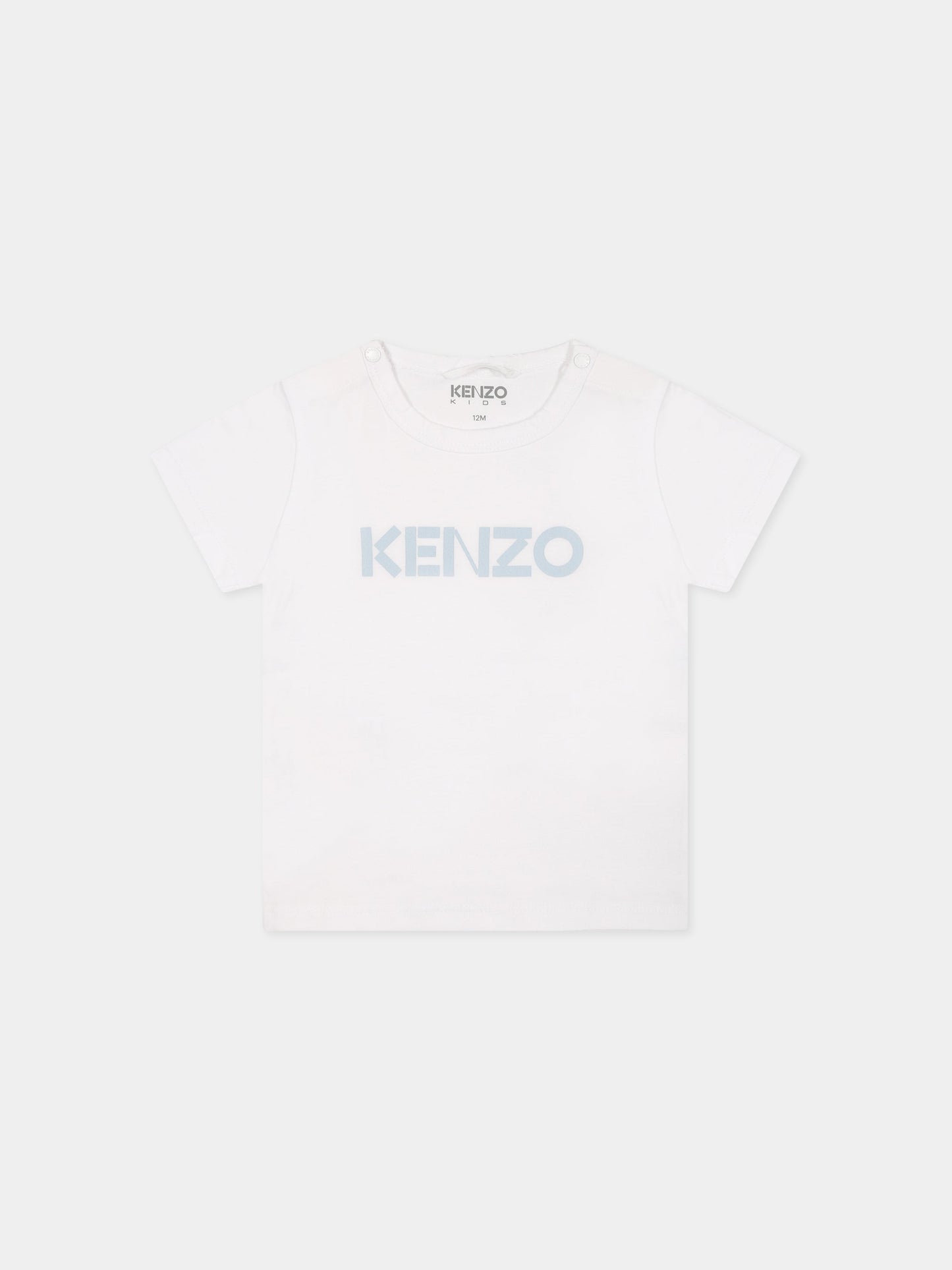 Completo multicolor per neonato con tigre e logo,Kenzo Kids,K98099 78P