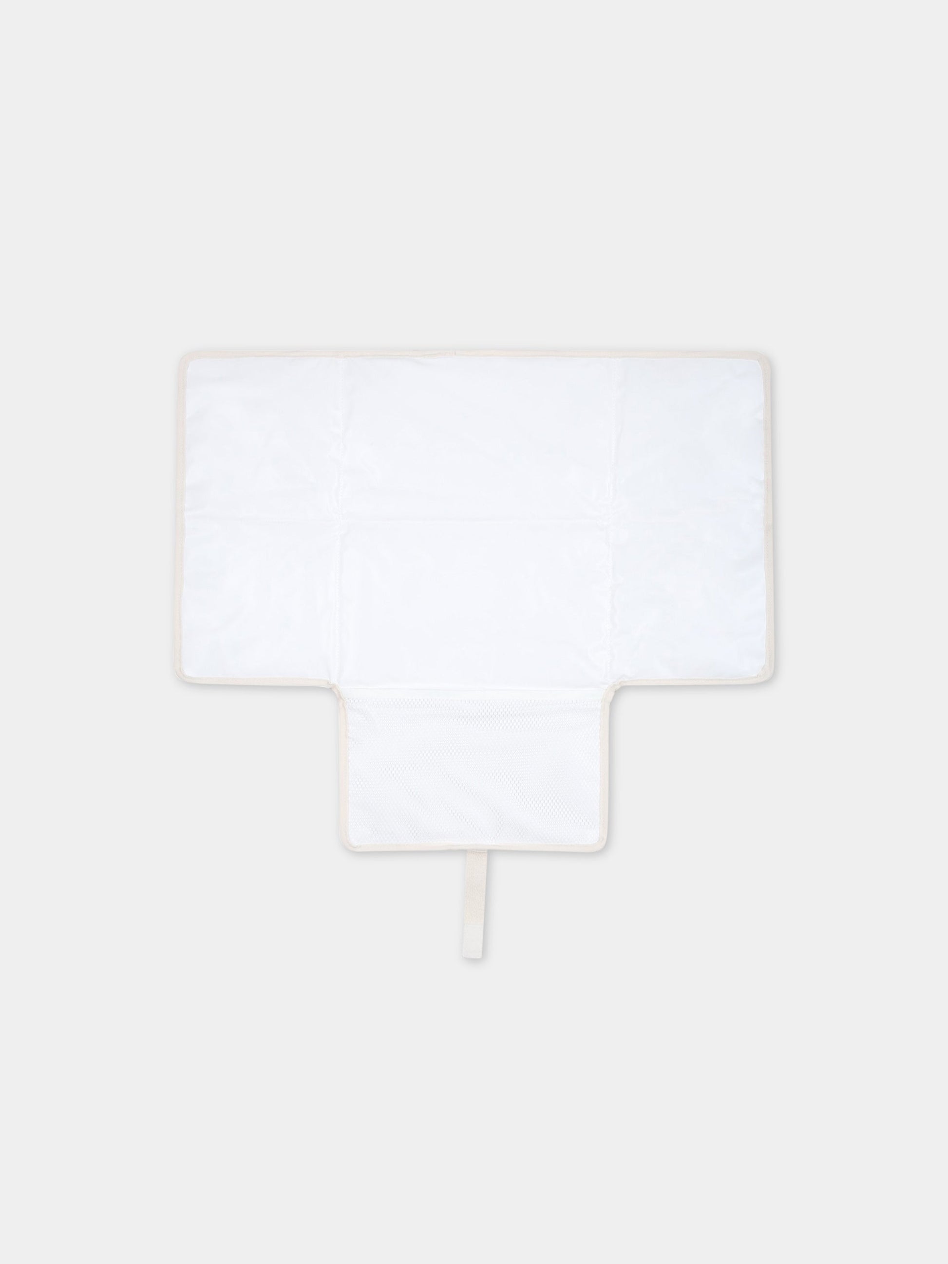 Borsa-mamma rosa per neonata con logo avorio,Kenzo Kids,K90094 453