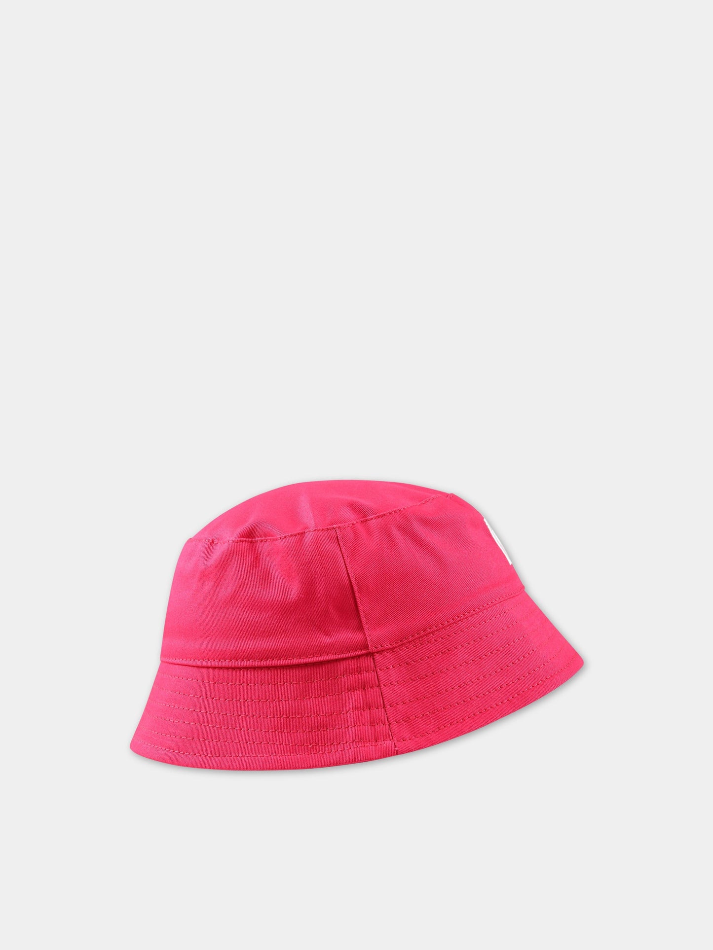 Cloche fucsia per bambina con logo,Kenzo Kids,K51024 491
