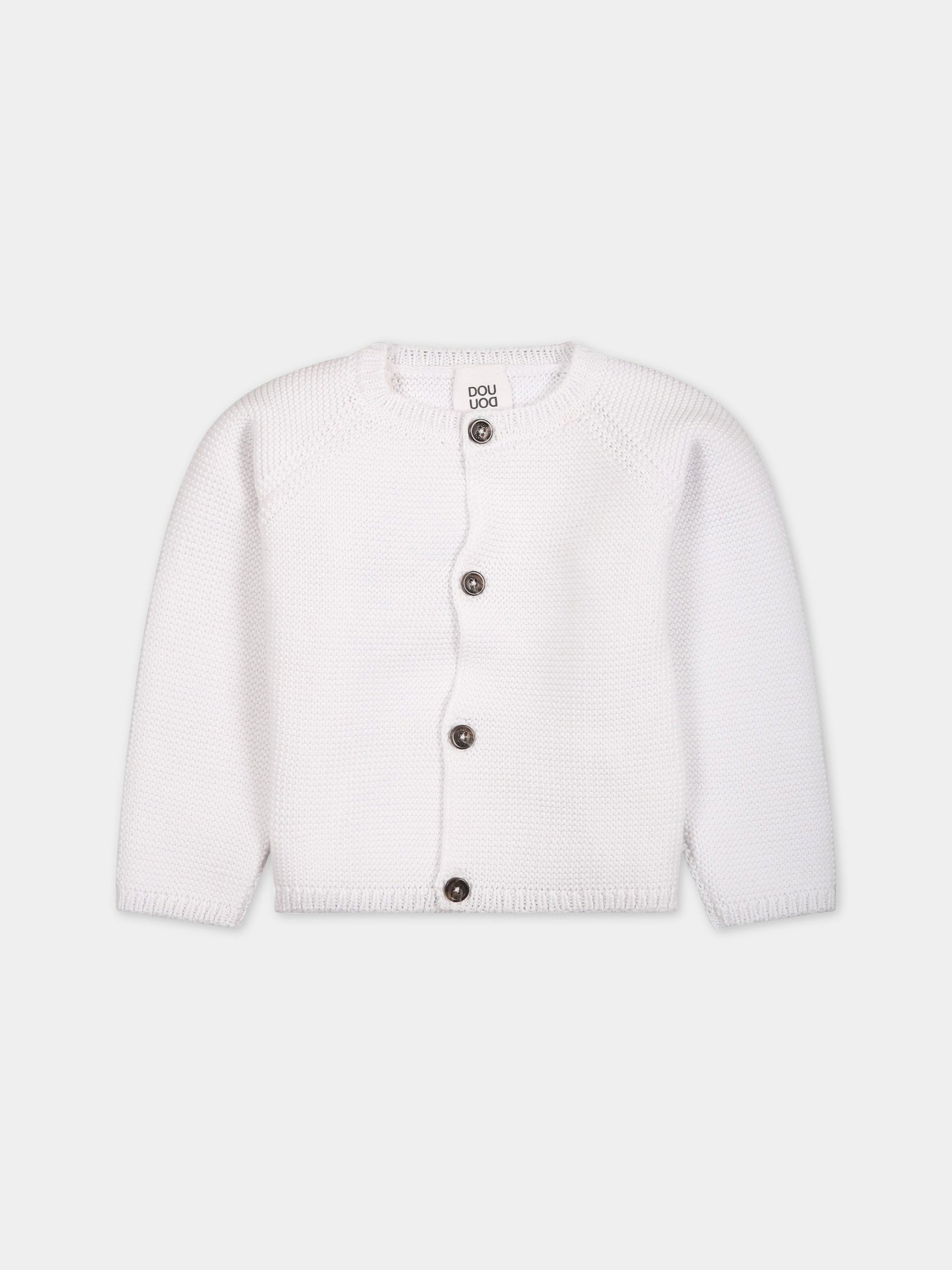 Cardigan bianco per neonata,Douuod Kids,DS9520 Z1376 100