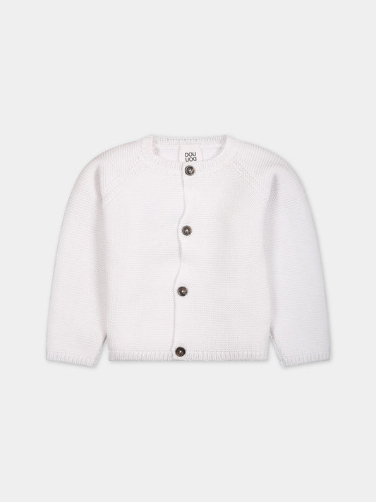 Cardigan bianco per neonata,Douuod Kids,DS9520 Z1376 100