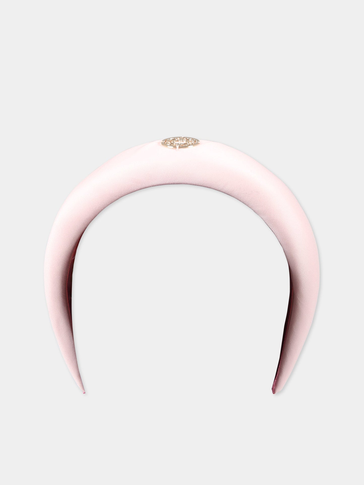 Cerchietto rosa per bambina con logo,Elie Saab,LS0A04 O0039 505