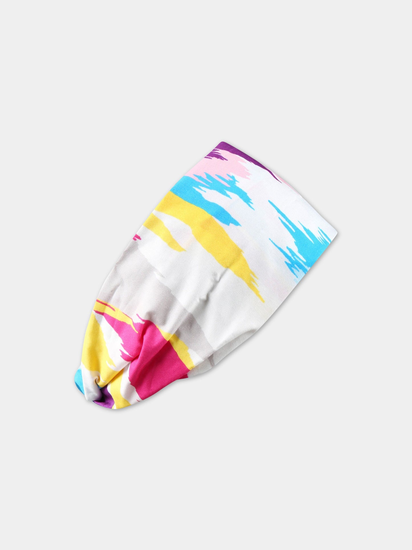 Fascia multicolor per capelli per bambina con stampa,Missoni,MS0B64 P0289 999