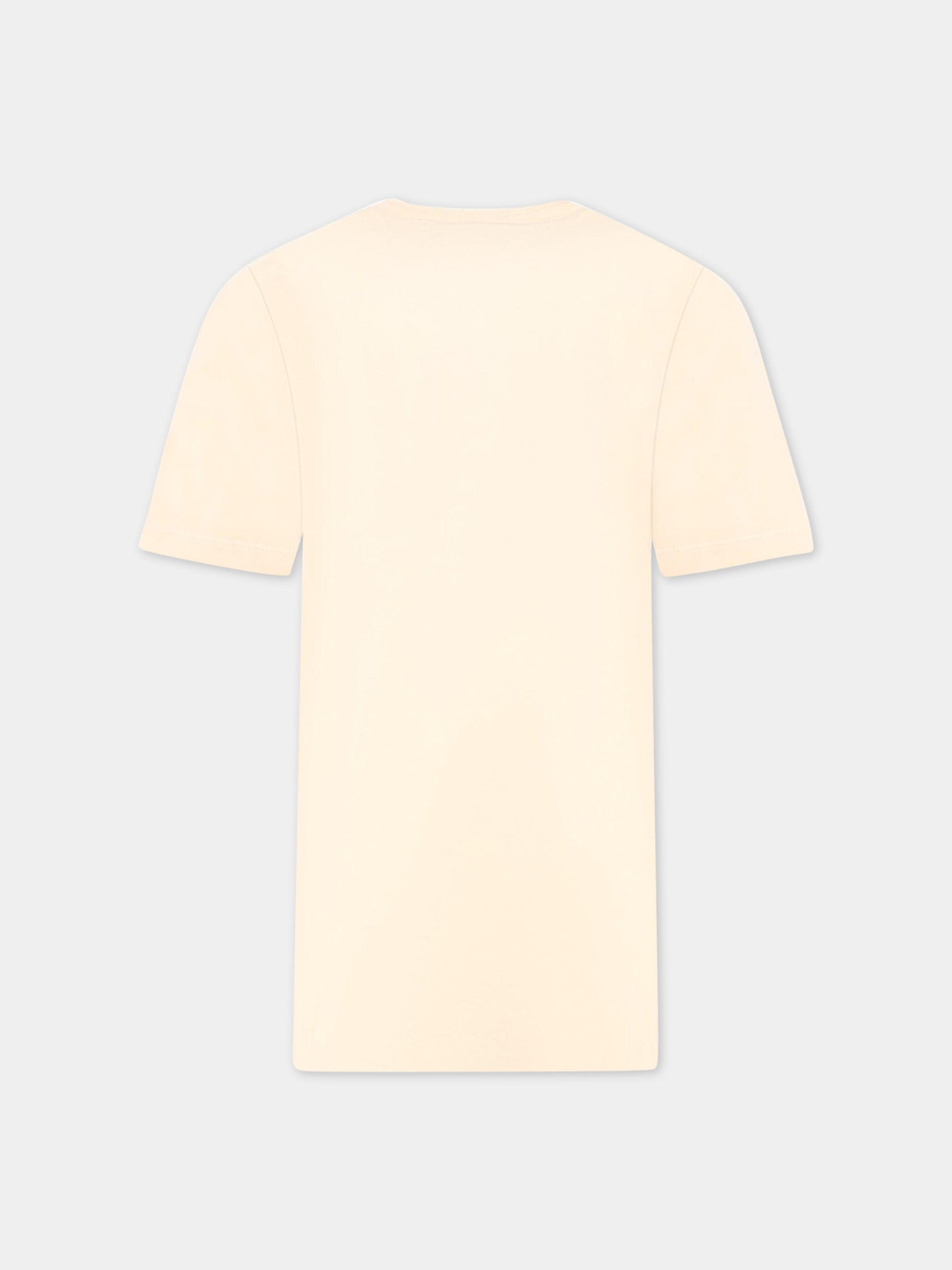 T-shirt rosa con stampa chitarra per bambina,Stella Mccartney Kids,TS1F11 Z0434 504