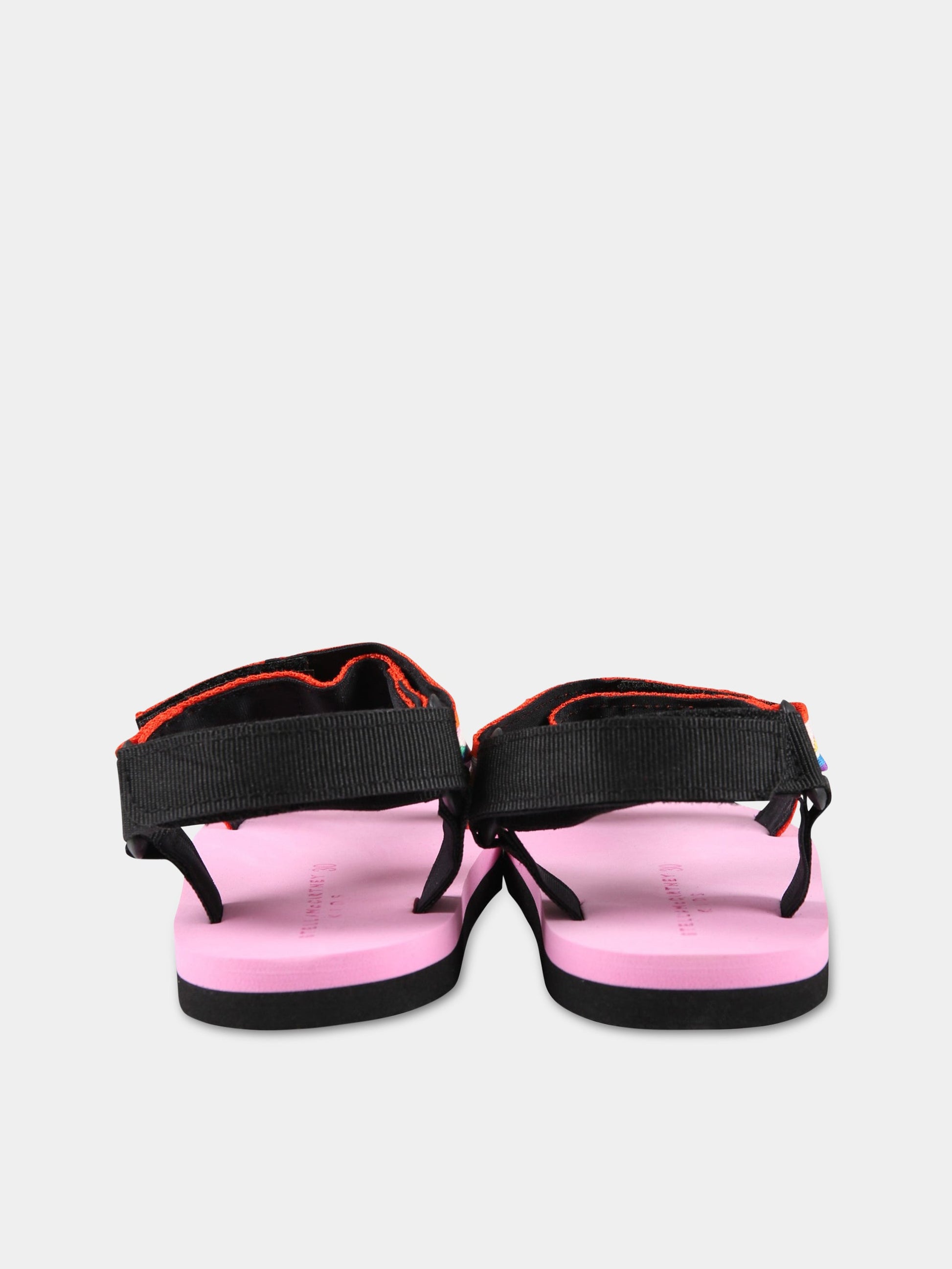 Sandali multicolor per bambina con logo,Stella Mccartney Kids,TS0A26 Z1159 999