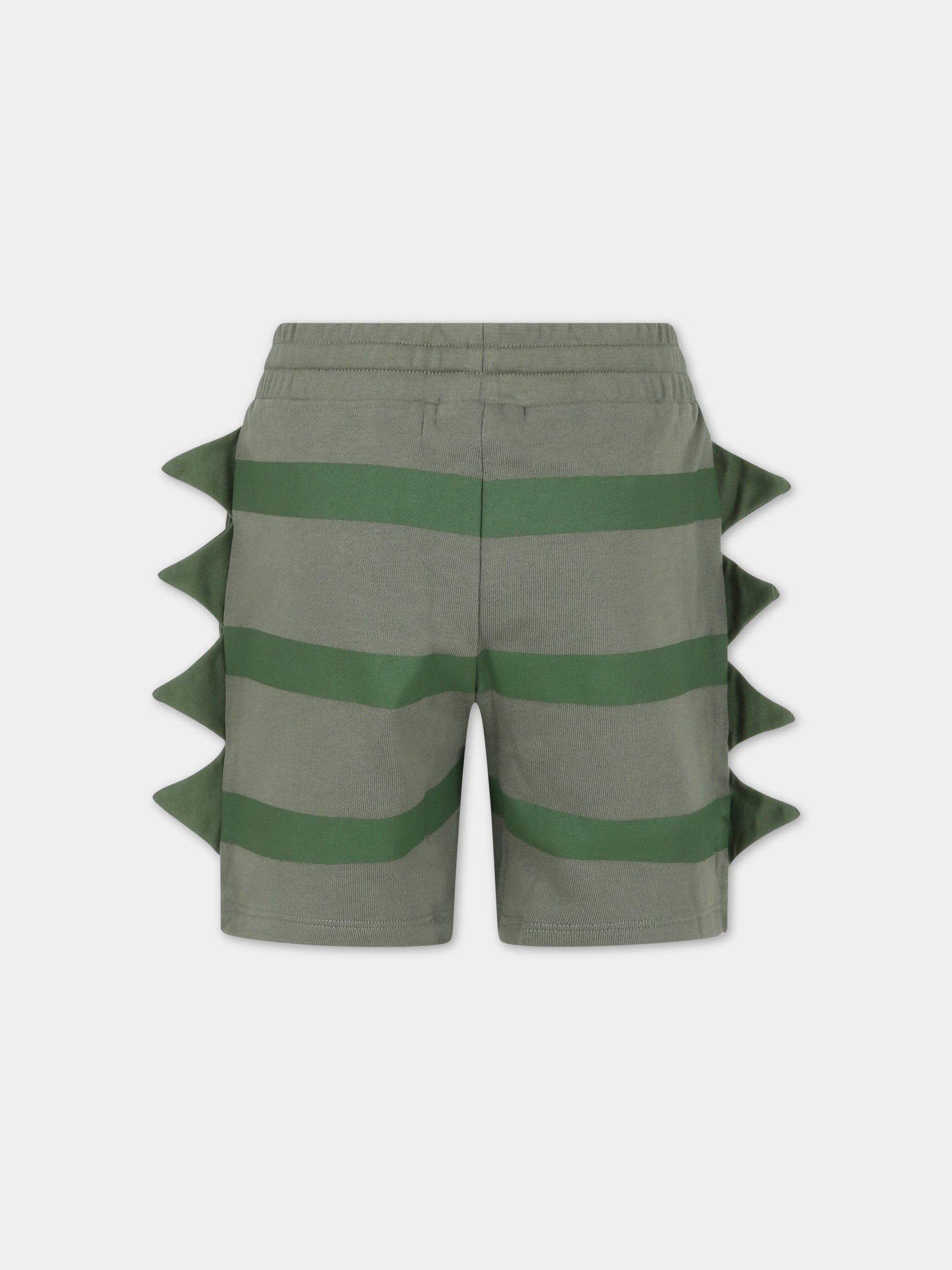 Shorts verdi per bambino con aculei,Stella Mccartney Kids,TS6P79 Z0972 718VE