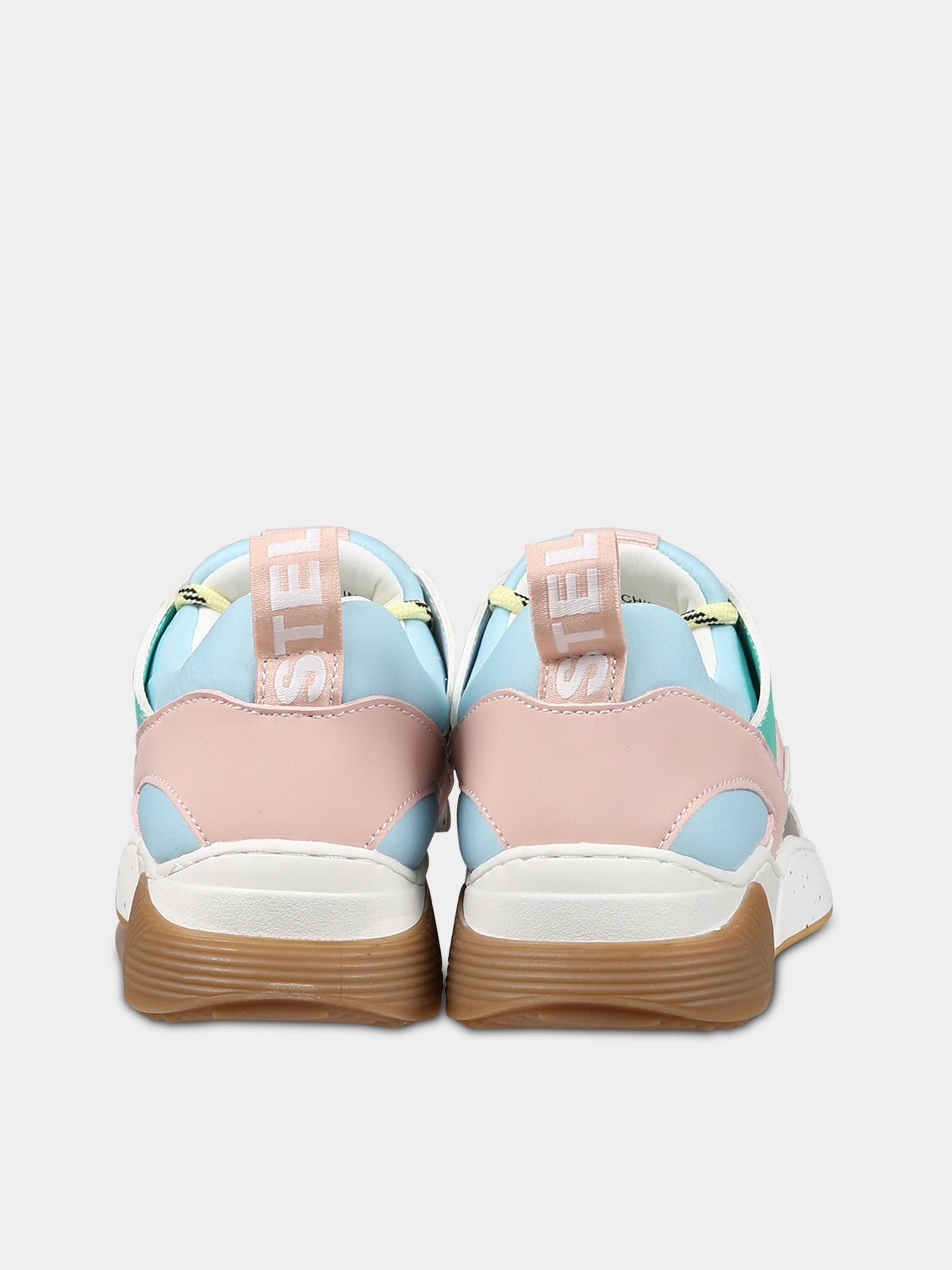 Sneakers multicolor per bambina con logo,Stella Mccartney Kids,TS0A16 Z1154 999