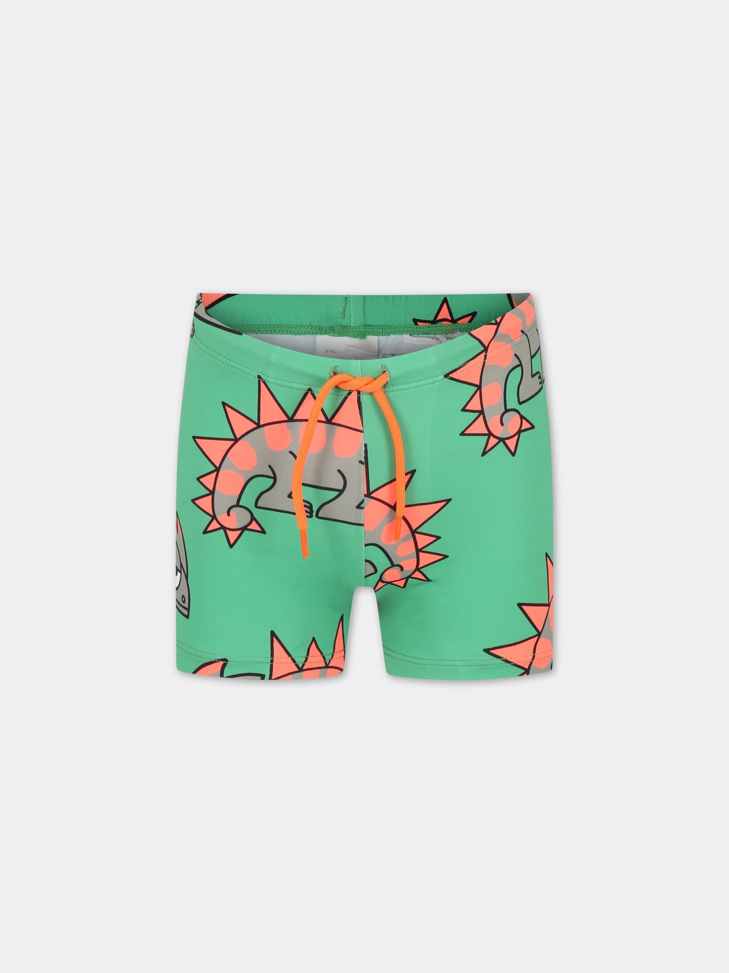 Boxer verdi da mare per bambino con camaleonte,Stella Mccartney Kids,TSCQ09 Z0983 711MC
