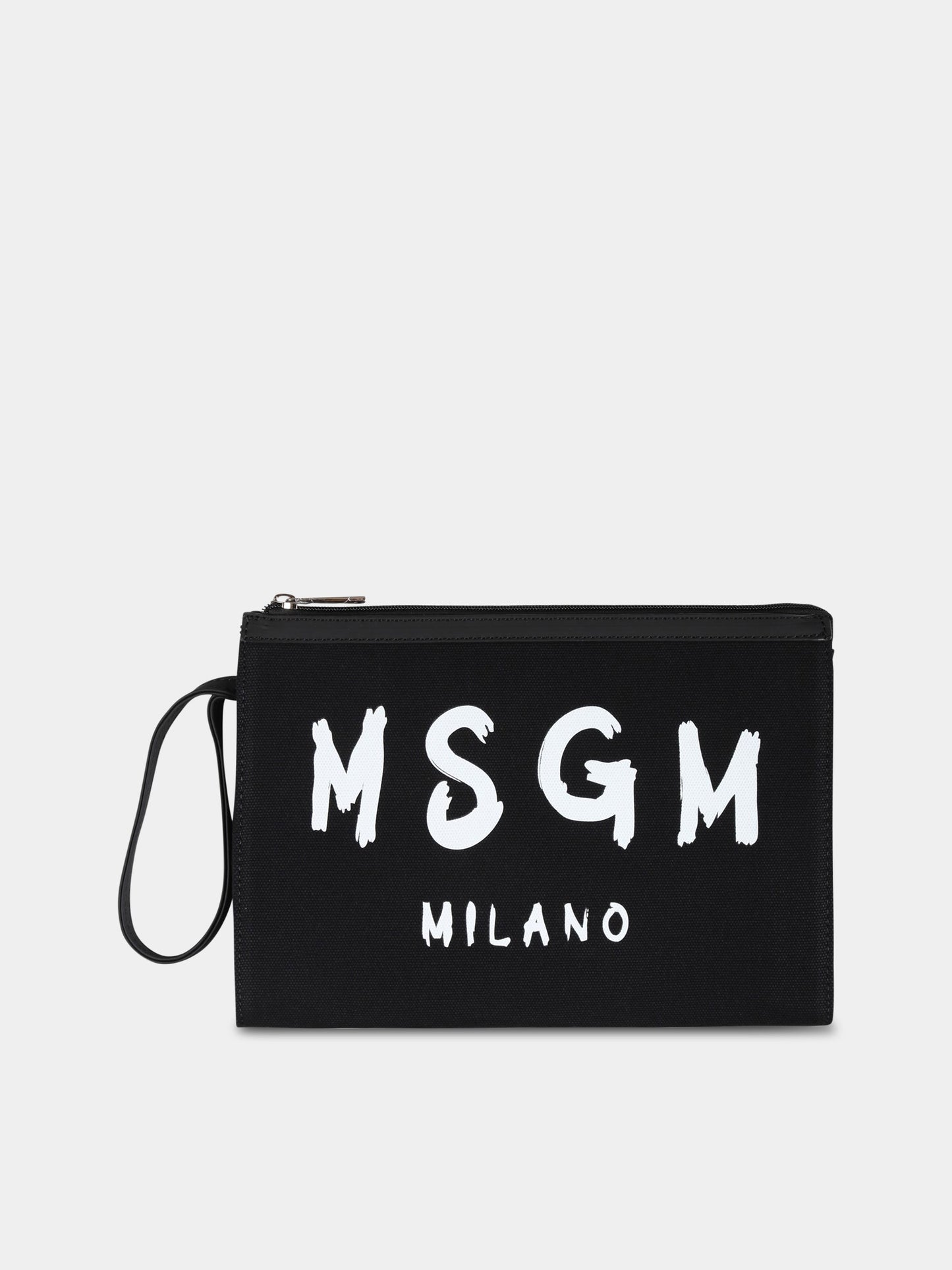 Borsa nero per bambina con logo,Msgm Kids,MS029497 110