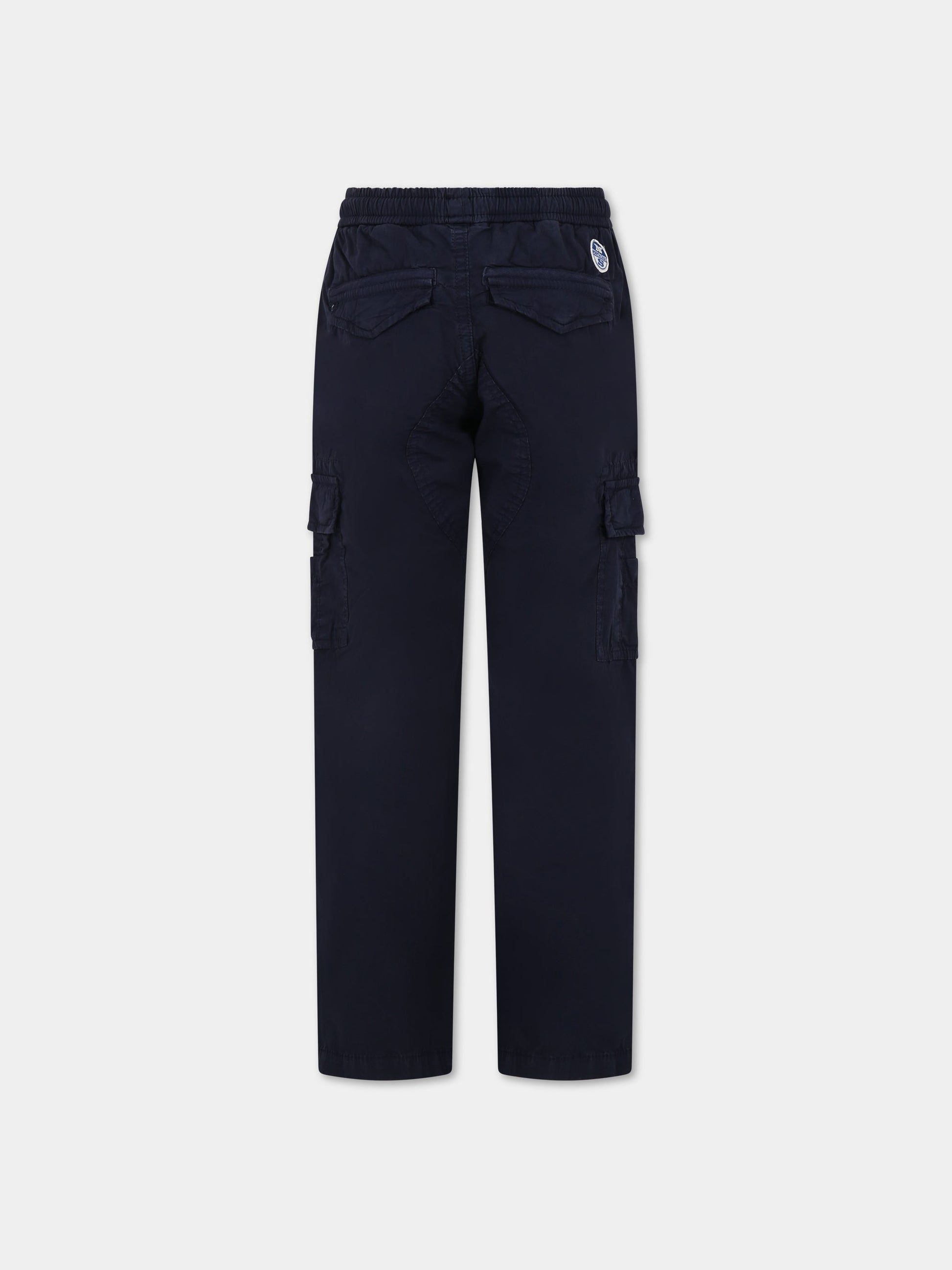 Pantaloni blu per bambino con logo,North Sails,775374 000 0802