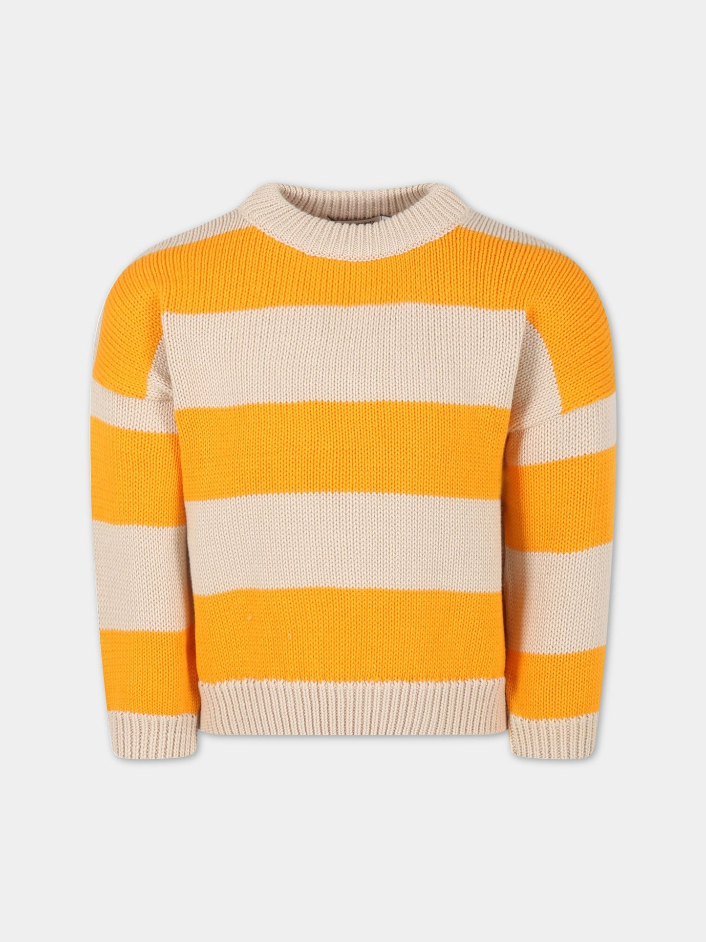 Maglione multicolor per bambina con logo,The New Society,S23 K KN01 EMANUELLE