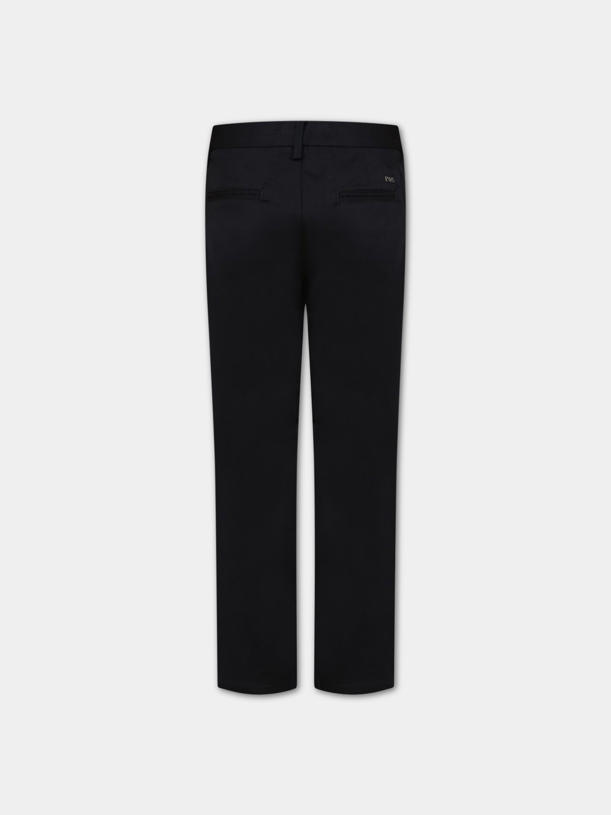 Pantaloni blu per bambino con logo,Armani Junior,3R4PJG 1NJ7Z 0920