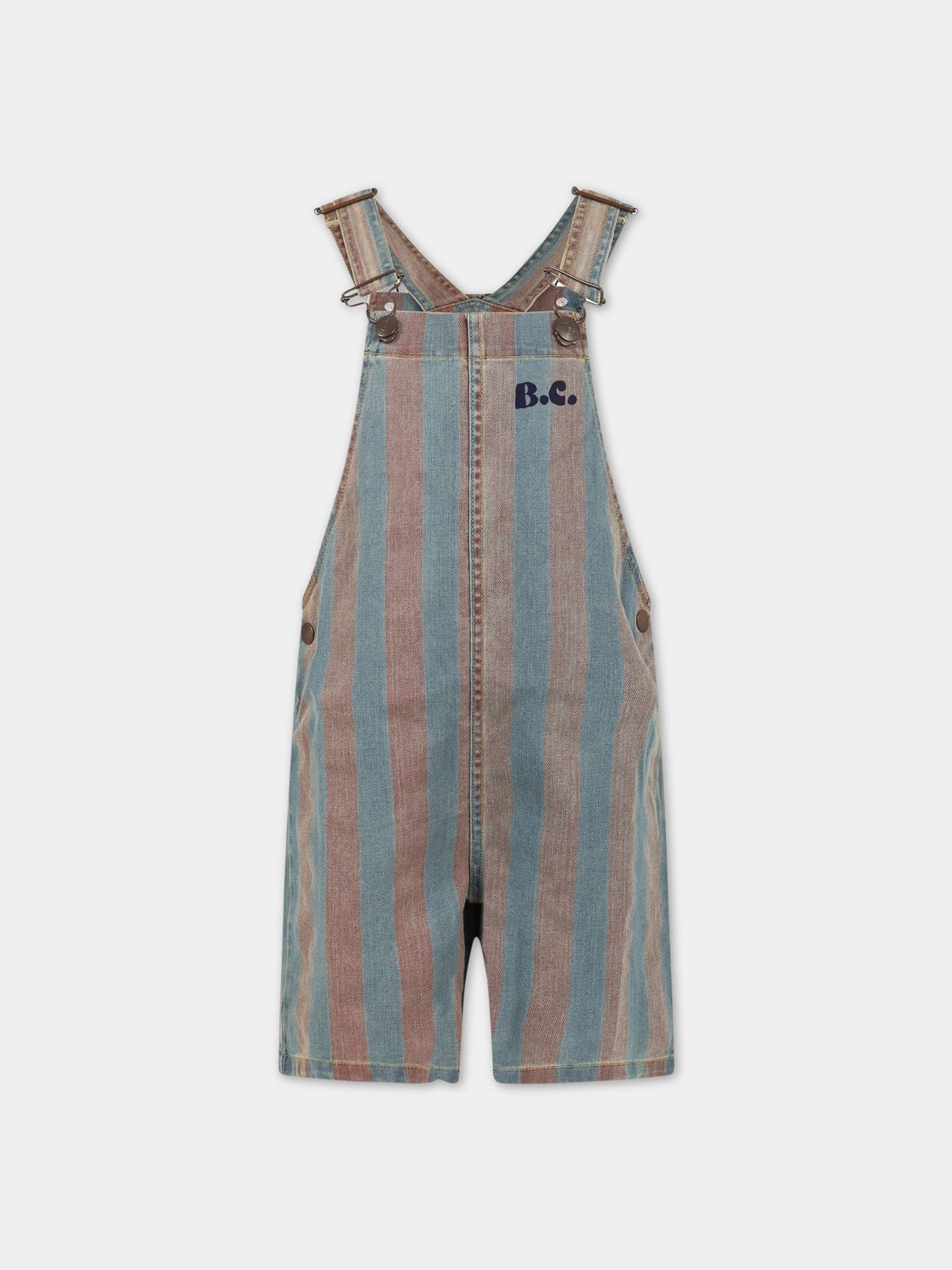 Salopette multicolor per bambino con logo,Bobo Choses,123AC120