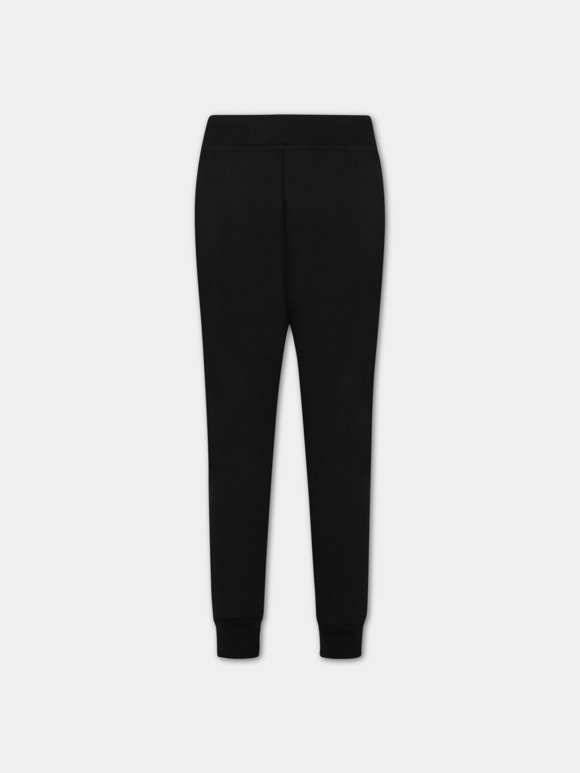 Pantaloni casual nero per bambino con logo,Dsquared2,DQ1672 D003G DQ900