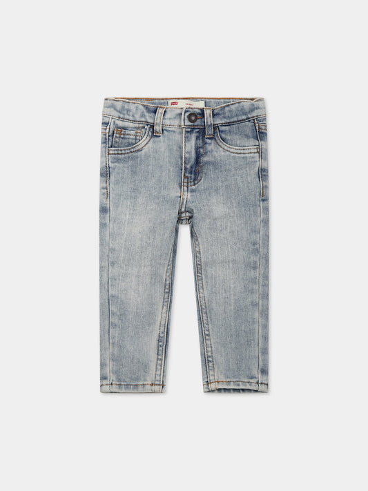 Jeans celeste per neonato con patch logo,Levi's Kids,LK1EG591 1EG591 L52