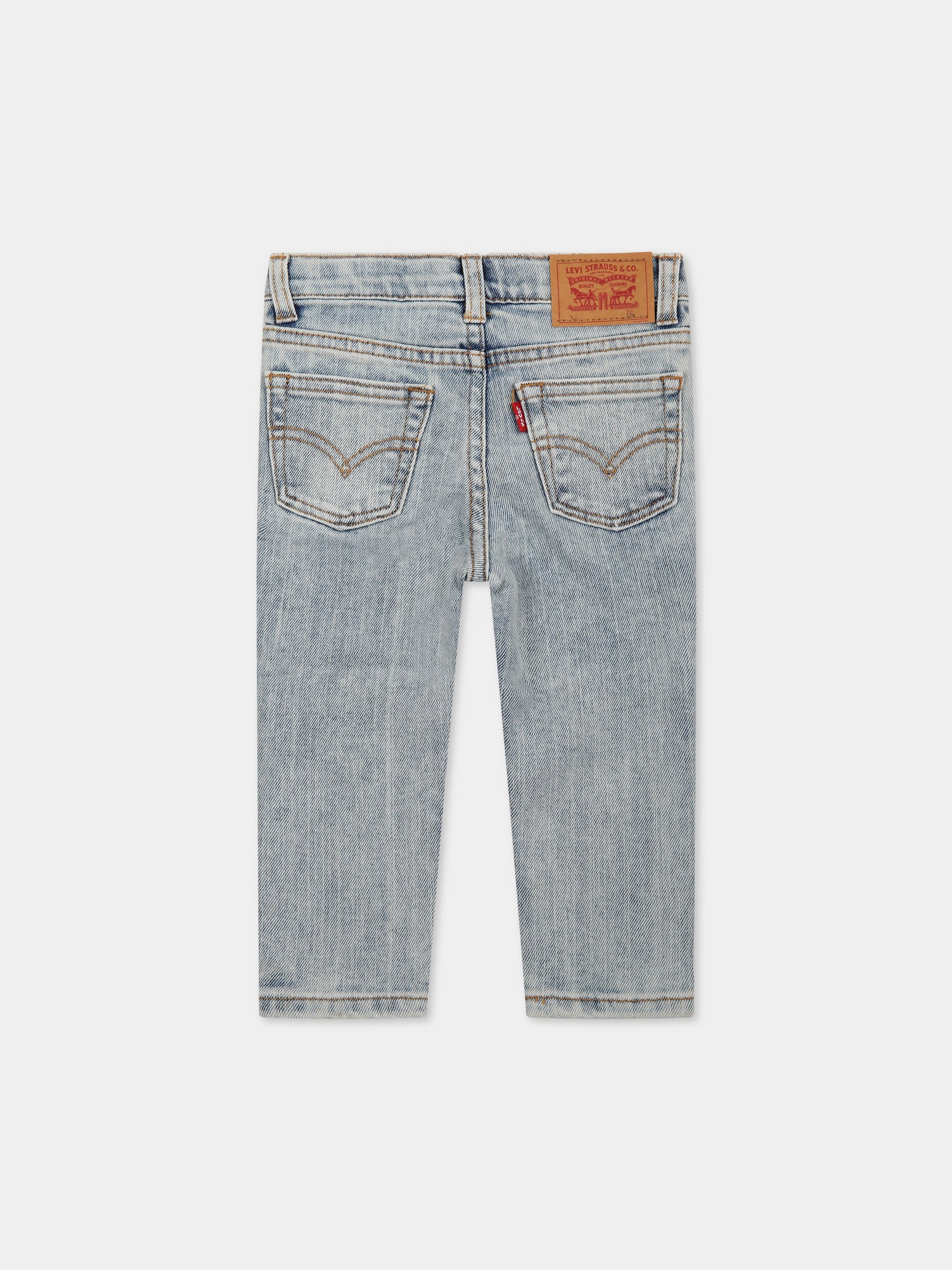 Jeans celeste per neonato con patch logo,Levi's Kids,LK1EG591 1EG591 L52
