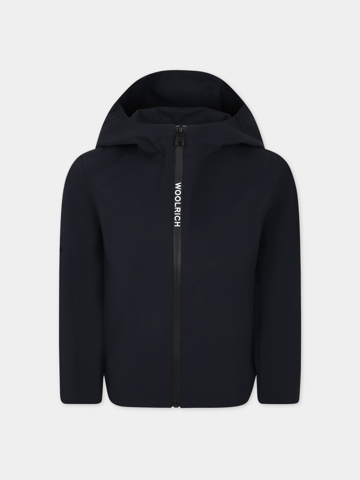 Giubbotto blu per bambino con logo,Woolrich Kids,CFWKOU0368MRUT3280 3989