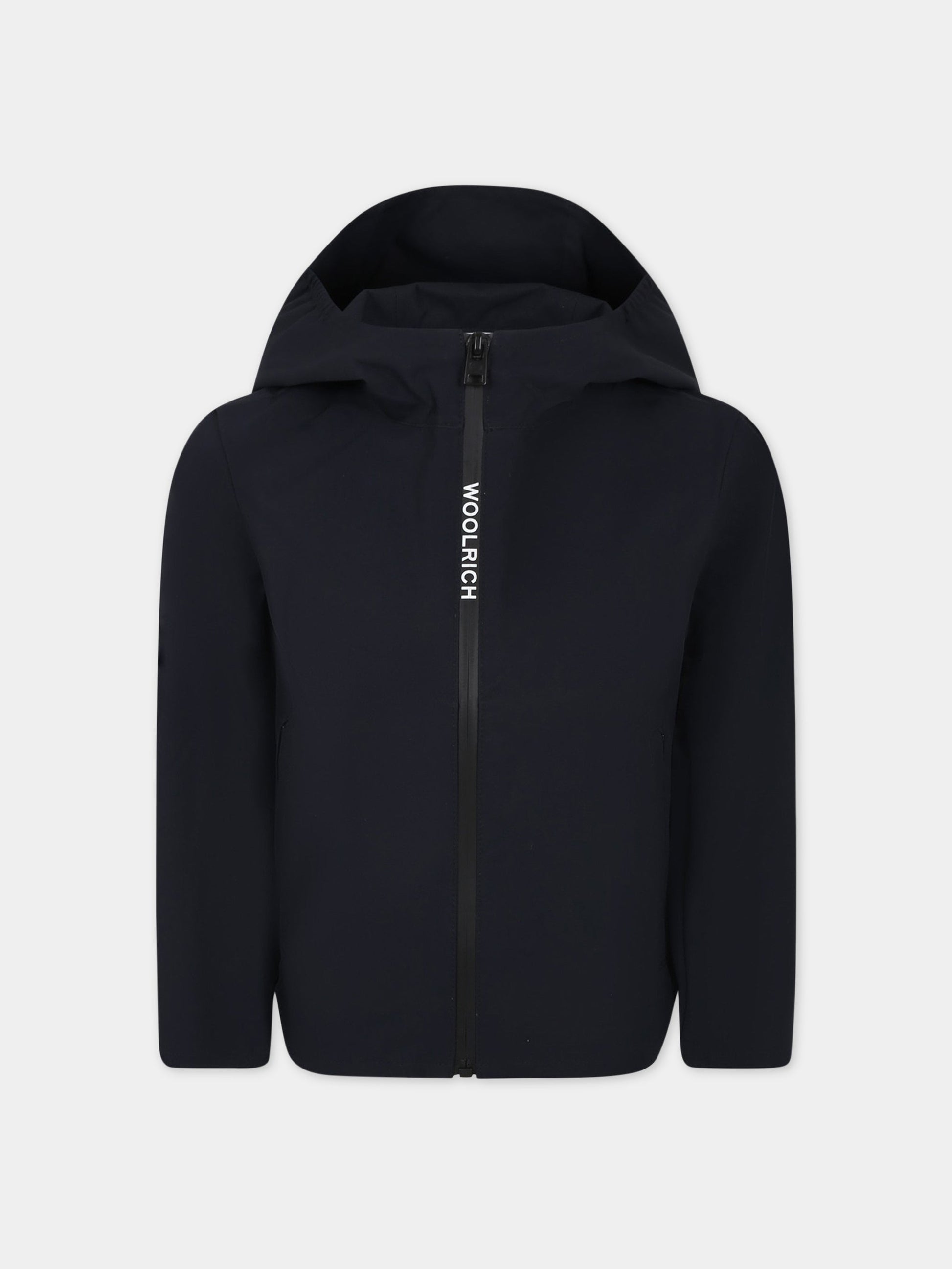 Giubbotto blu per bambino con logo,Woolrich Kids,CFWKOU0368MRUT3280 3989