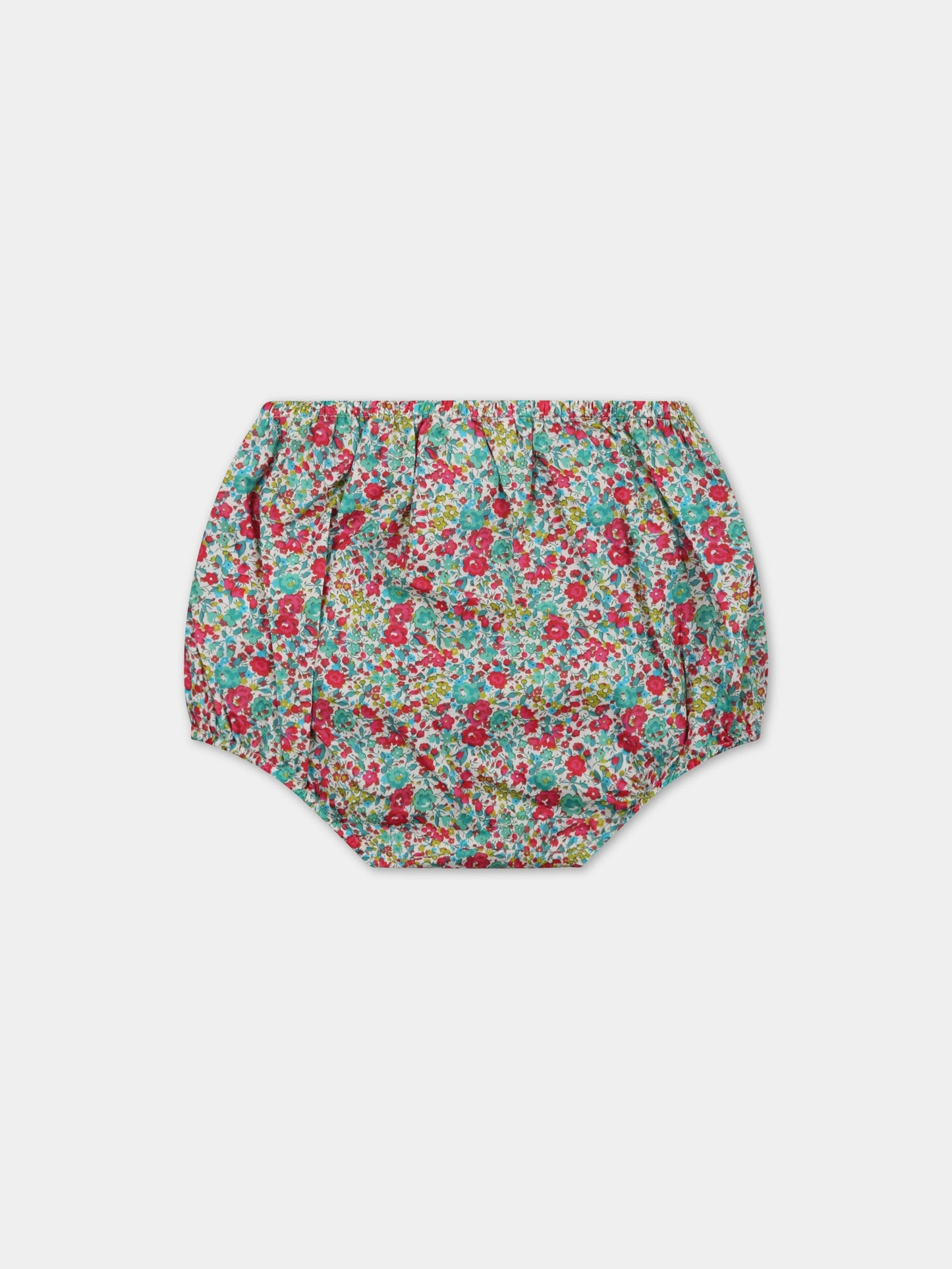 Shorts multicolor per neonata con stampa liberty,Bonpoint,S03XBEW00101 544A