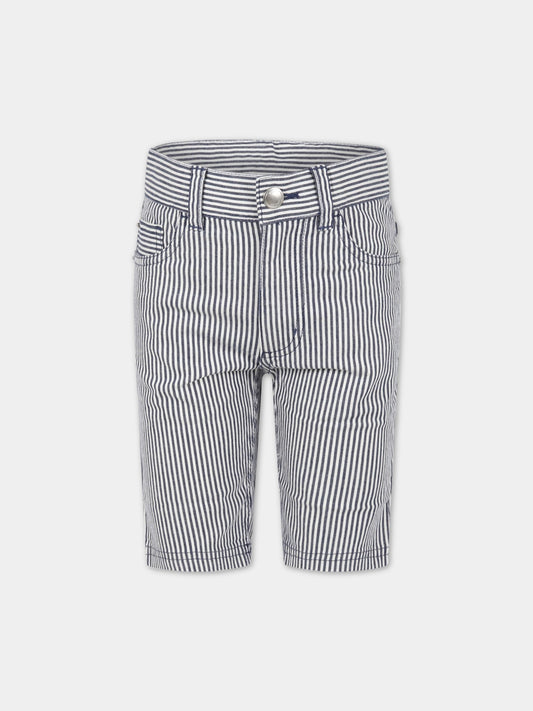 Bermuda multicolor per bambino,Petit Bateau,A06KU MEDIEVAL/MARSHMALLOW