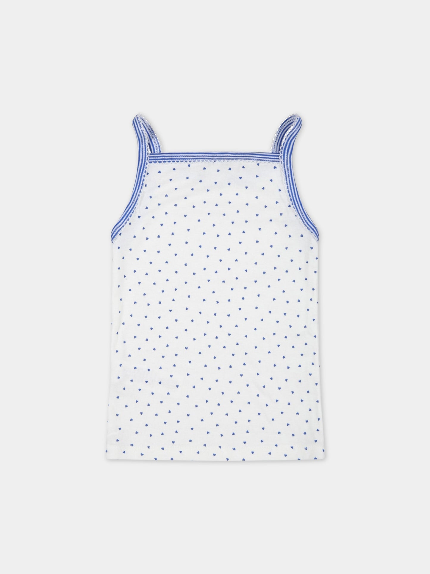 Set multicolor per bambina con cuori e logo,Petit Bateau,A07A2 VARIANTE 1