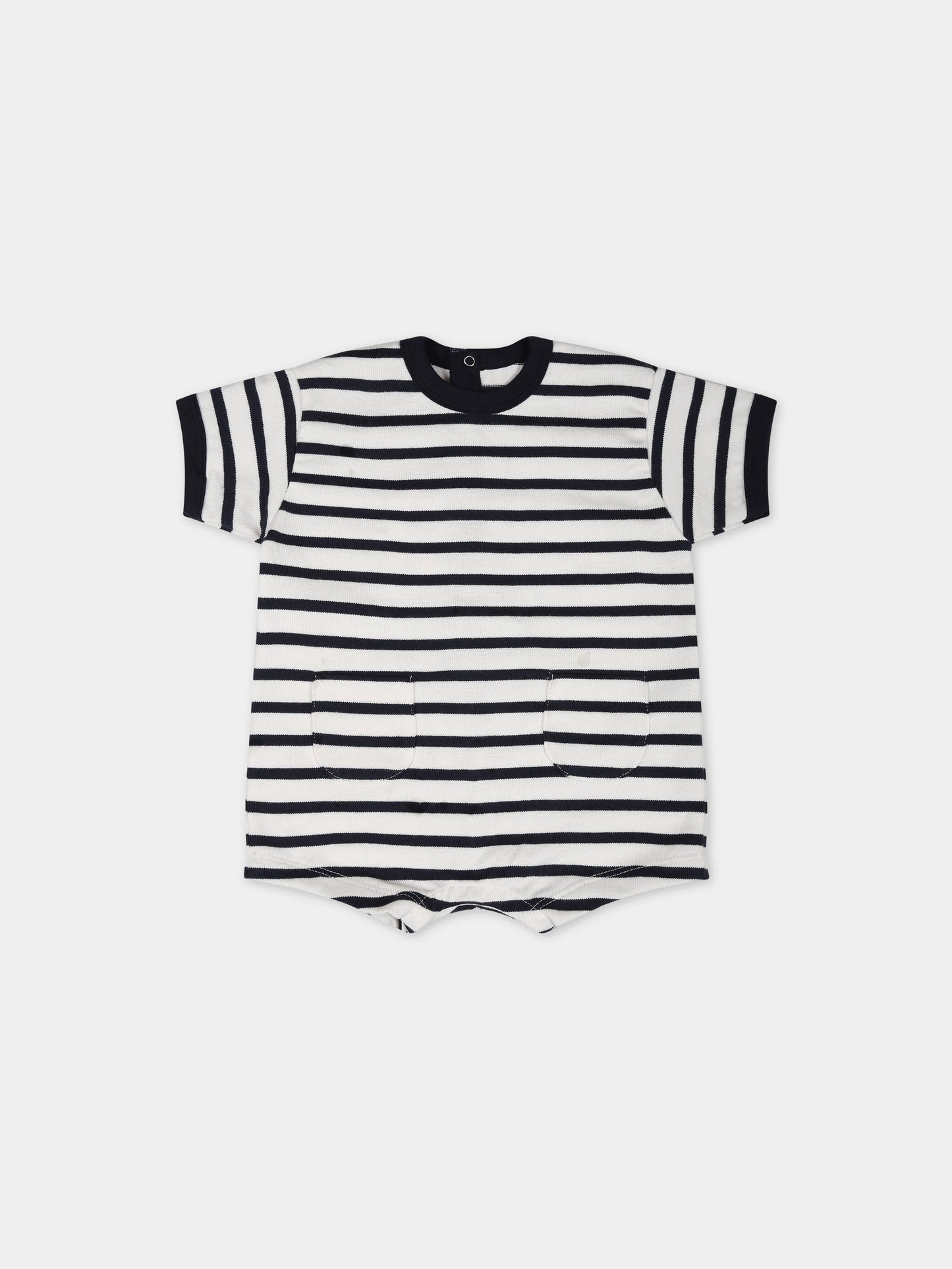 Pagliaccetto multicolor per neonato,Petit Bateau,A07AL MARSHMALLOW/SMOKING