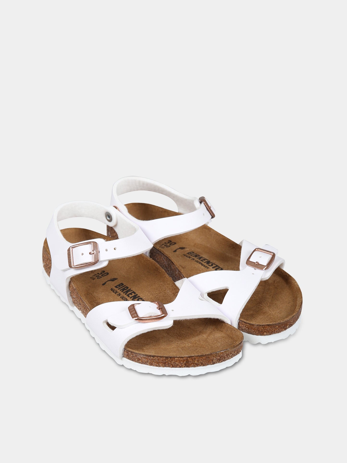 Sandali bianco  Rio Kids per bambina con logo,Birkenstock,1024374