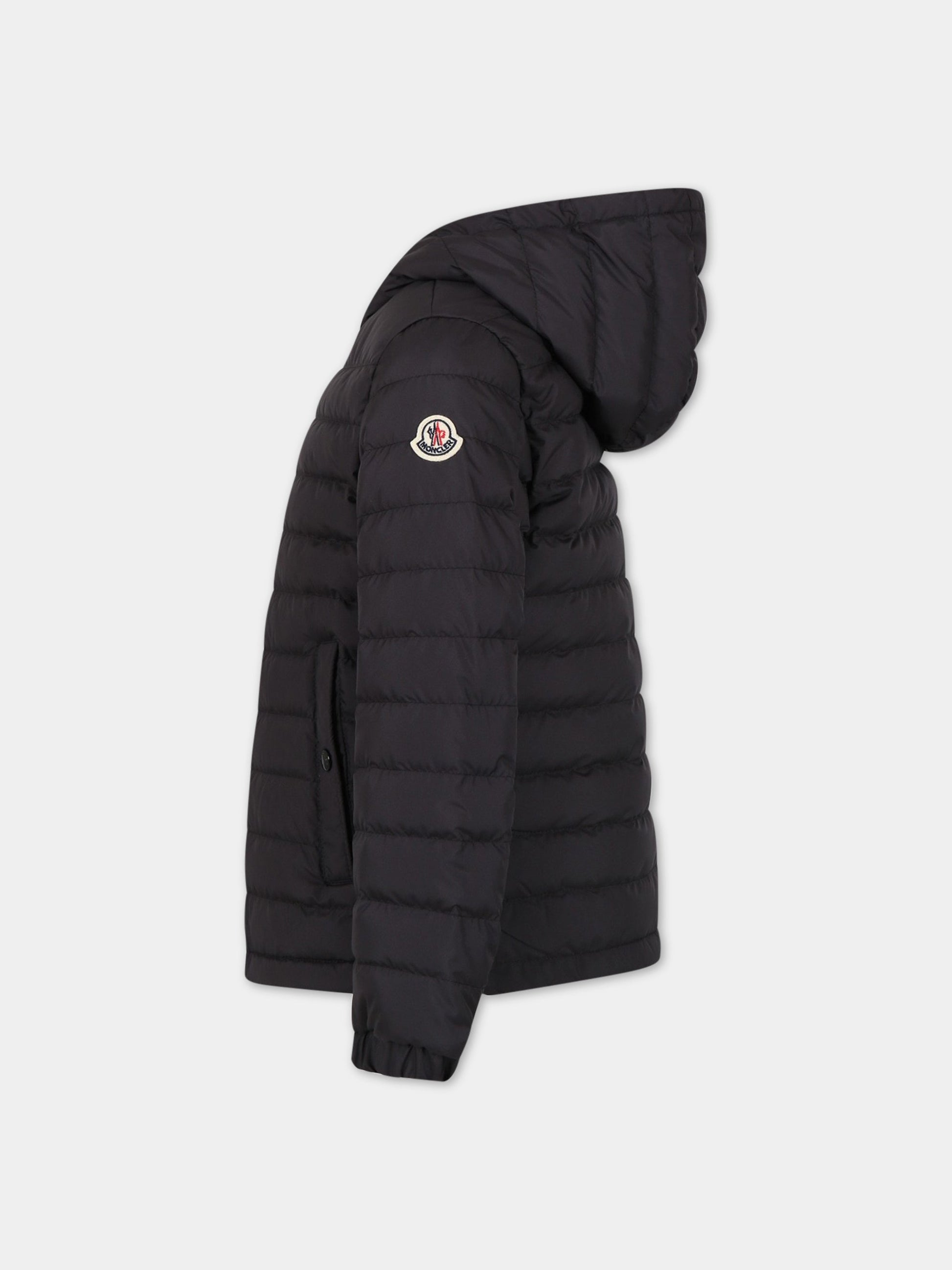 Piumino  Alim  nero per bambino con logo,Moncler Kids,954 1A00036 54A81 999
