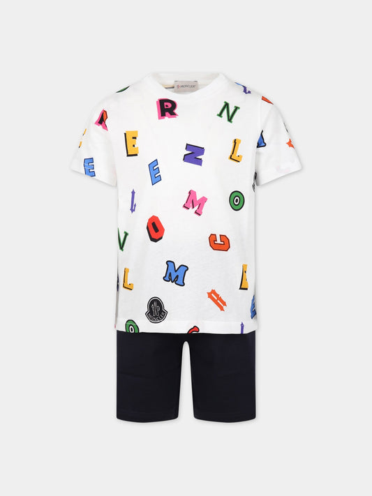 Completo sportivo multicolor per bambino,Moncler Kids,954 8M00028 89A0I S07