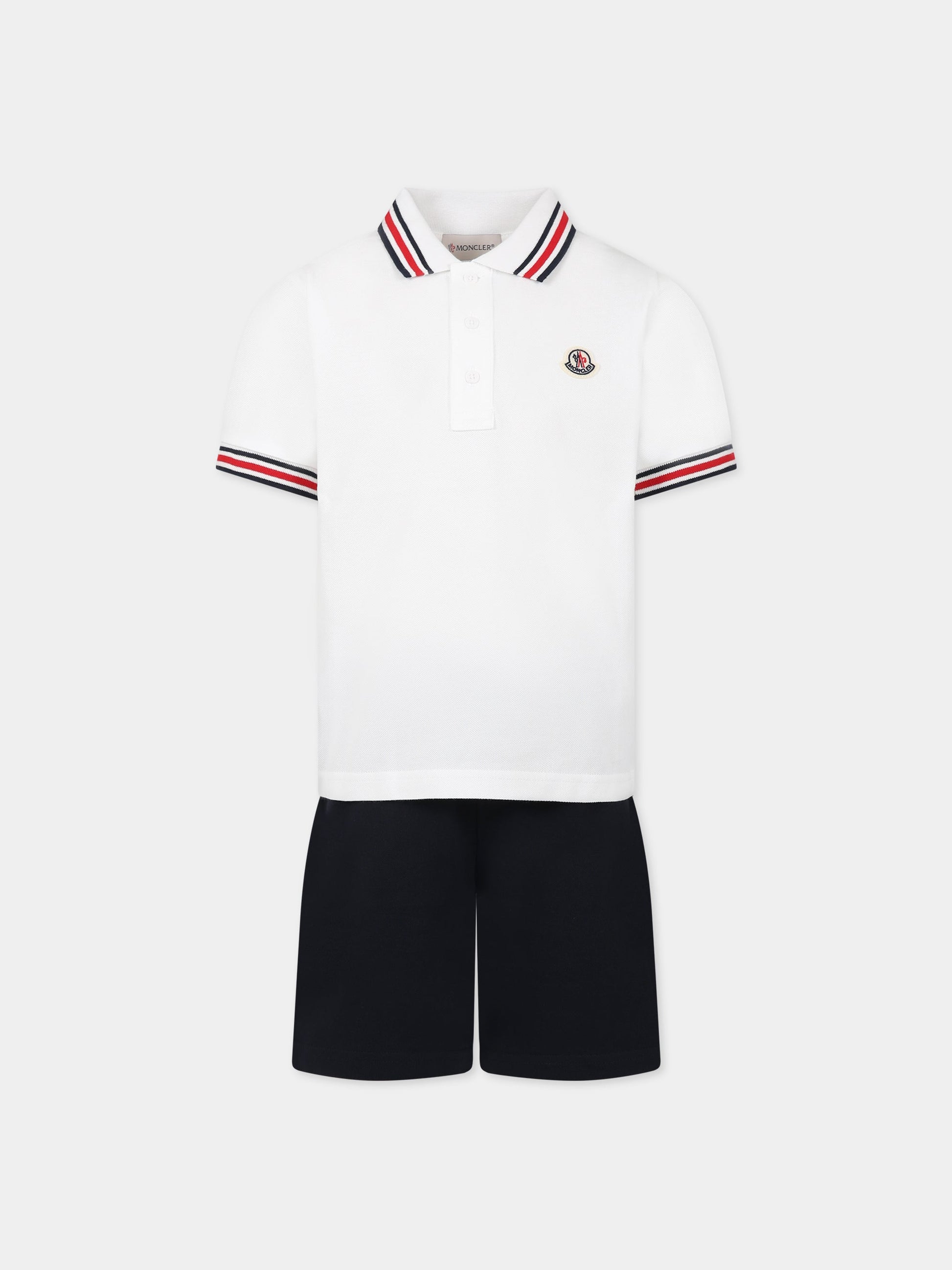 Completo multicolor per bambino con logo,Moncler Kids,954 8M00029 8496W 002