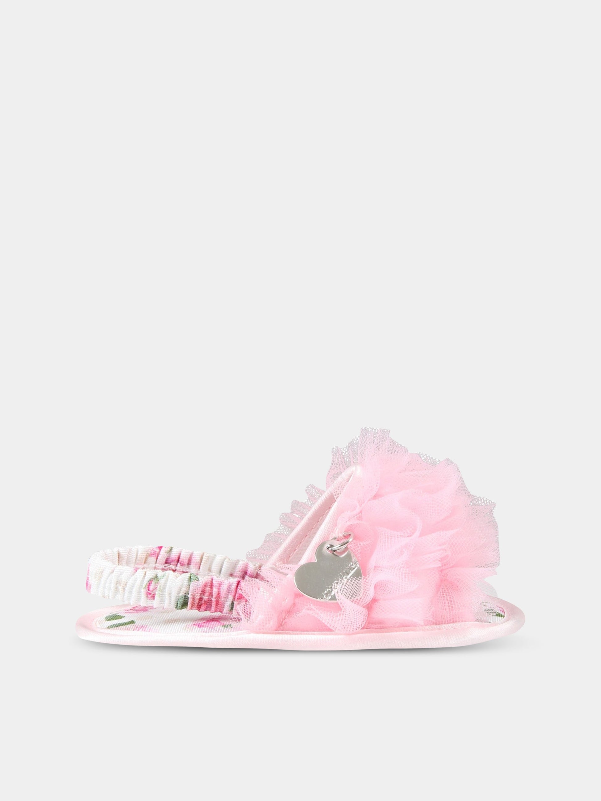 Sandali rosa per neonata,Monnalisa,39A004 T9945 0090