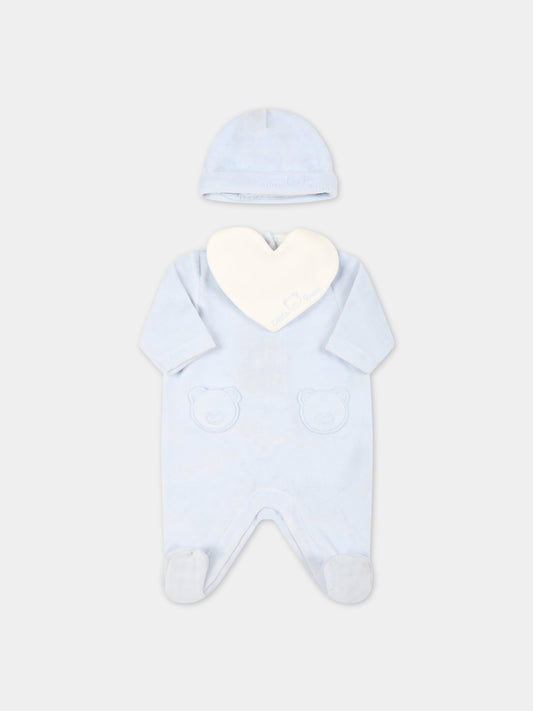 Set multicolor per neonato,Little Bear,5049 CIELO