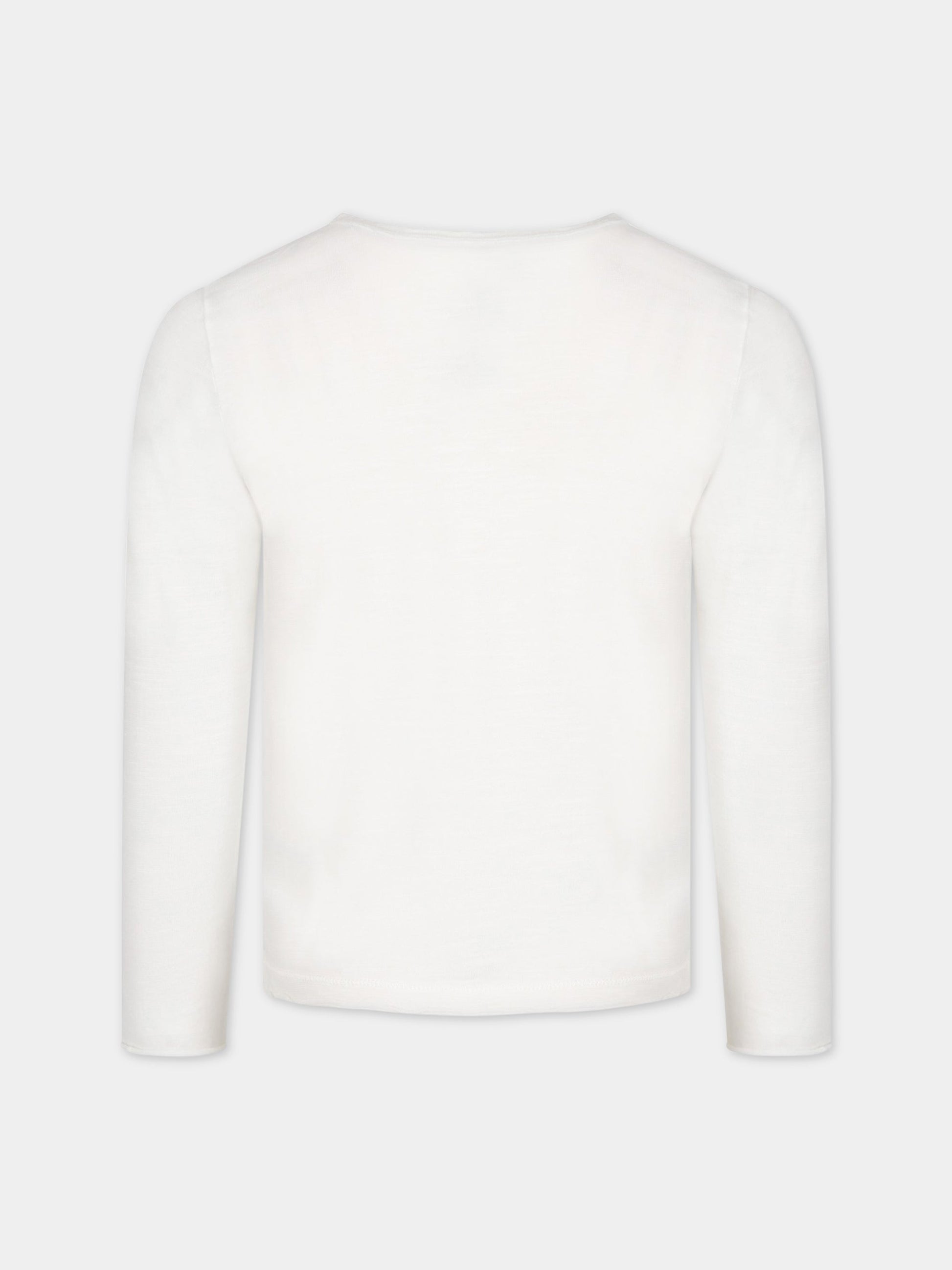 T-shirt bianco per bambino,Zhoe & Tobiah,CJ8 1